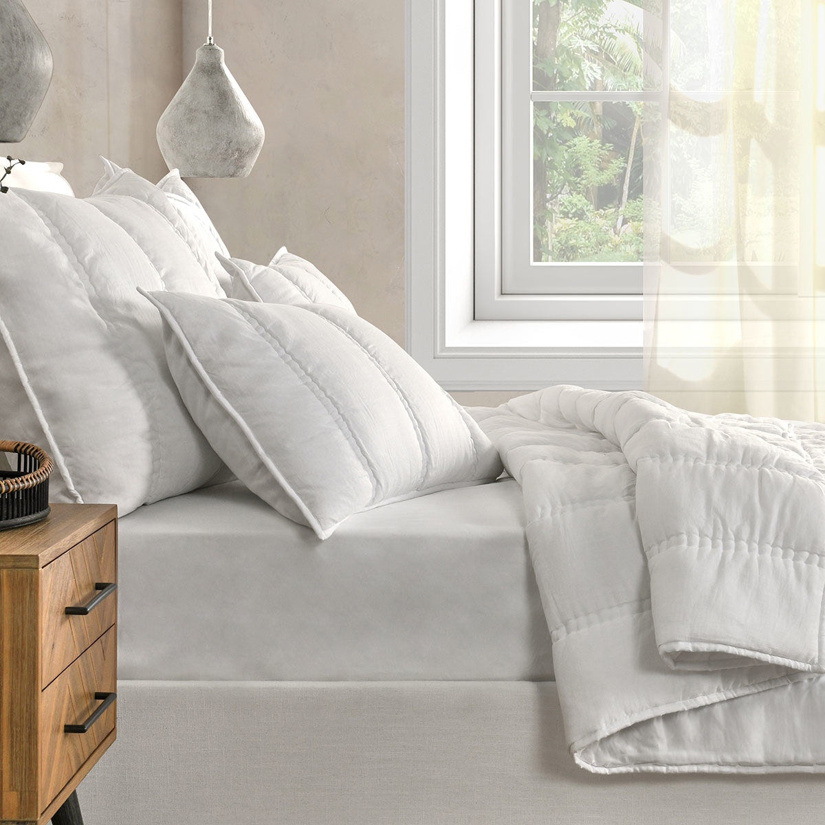 Classic Home Rowen Quilt Collection - Cloud V290145