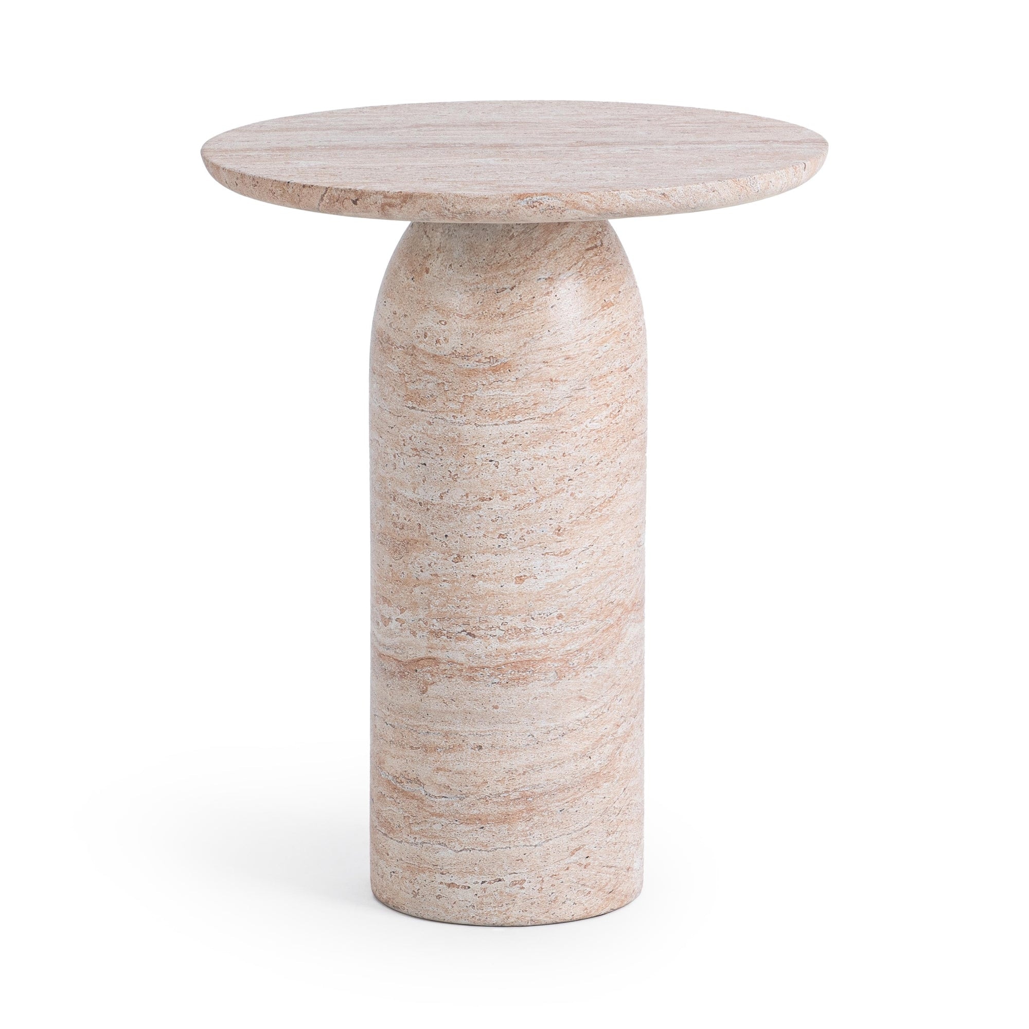 Classic Home Sana Outdoor Round Accent Table - Beige 51031829