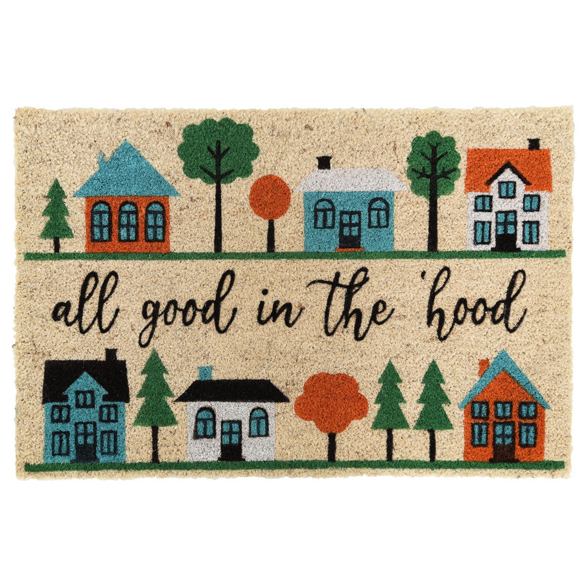 Classic Home Scarlet Stenciled Doormat - Multi 30132034
