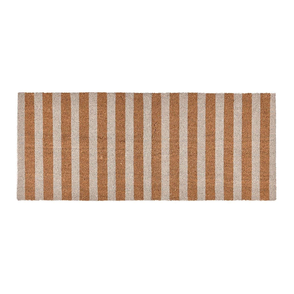 Classic Home Striped Doormat 24x57 - Ivory/Natural 30182324