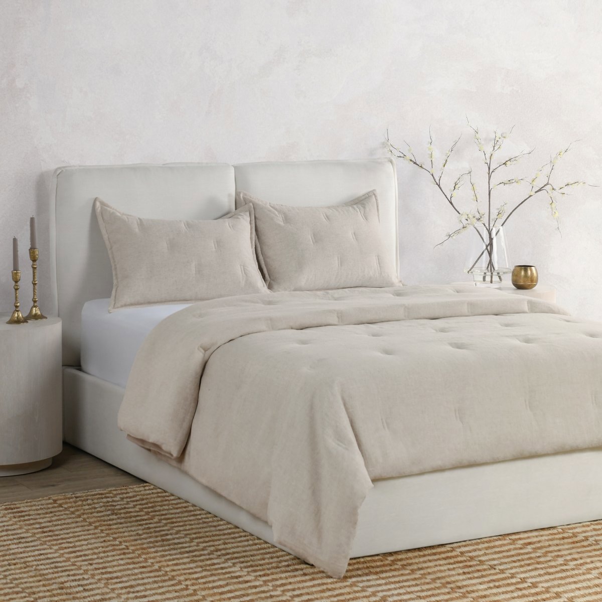 Classic Home Talia Comforter Collection - Natural BEDC000K