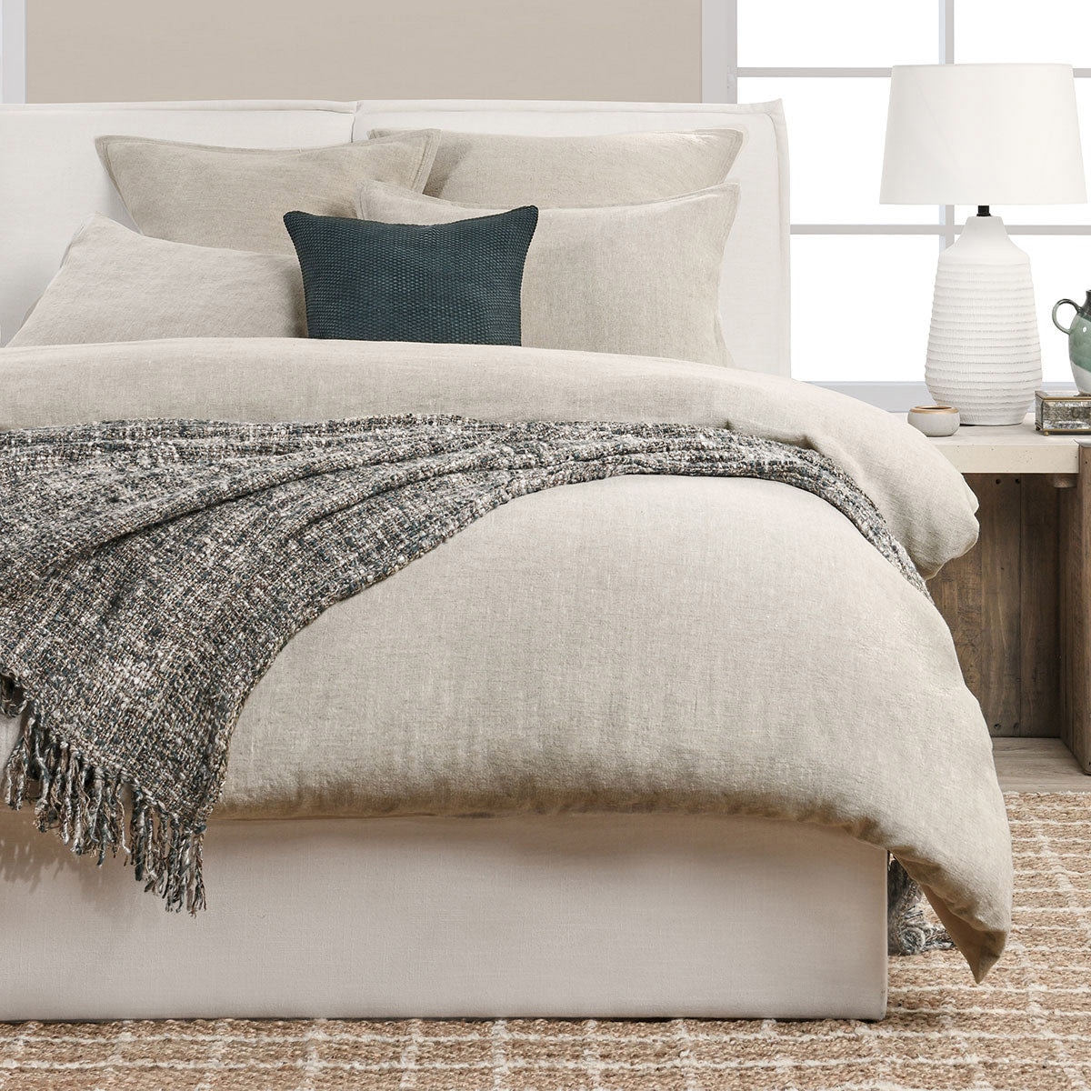 Classic Home Talia Duvet Collection - Natural V250146