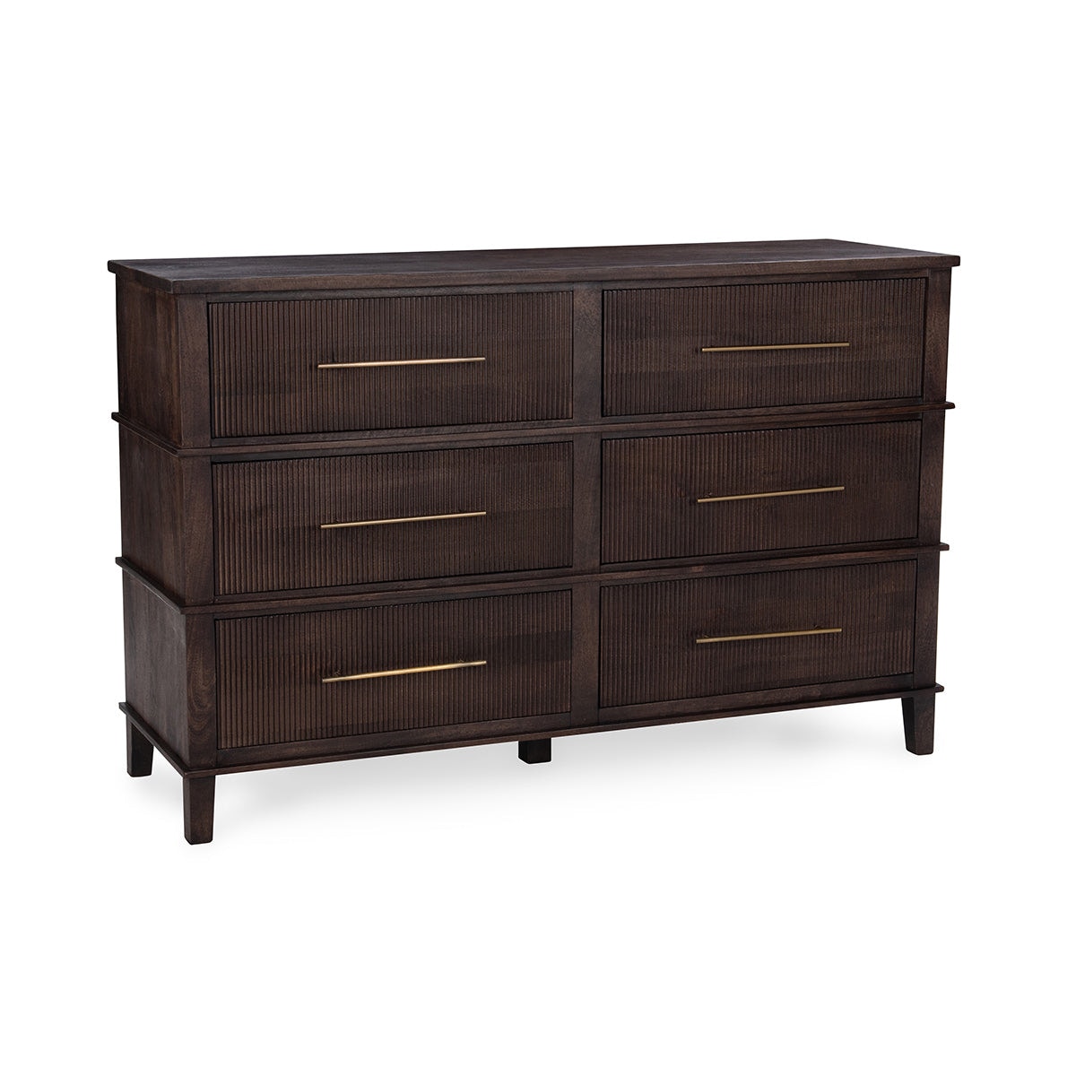 Classic Home Westlake Solid Wood 6 Drawer Dresser - Kona Brown 52010995