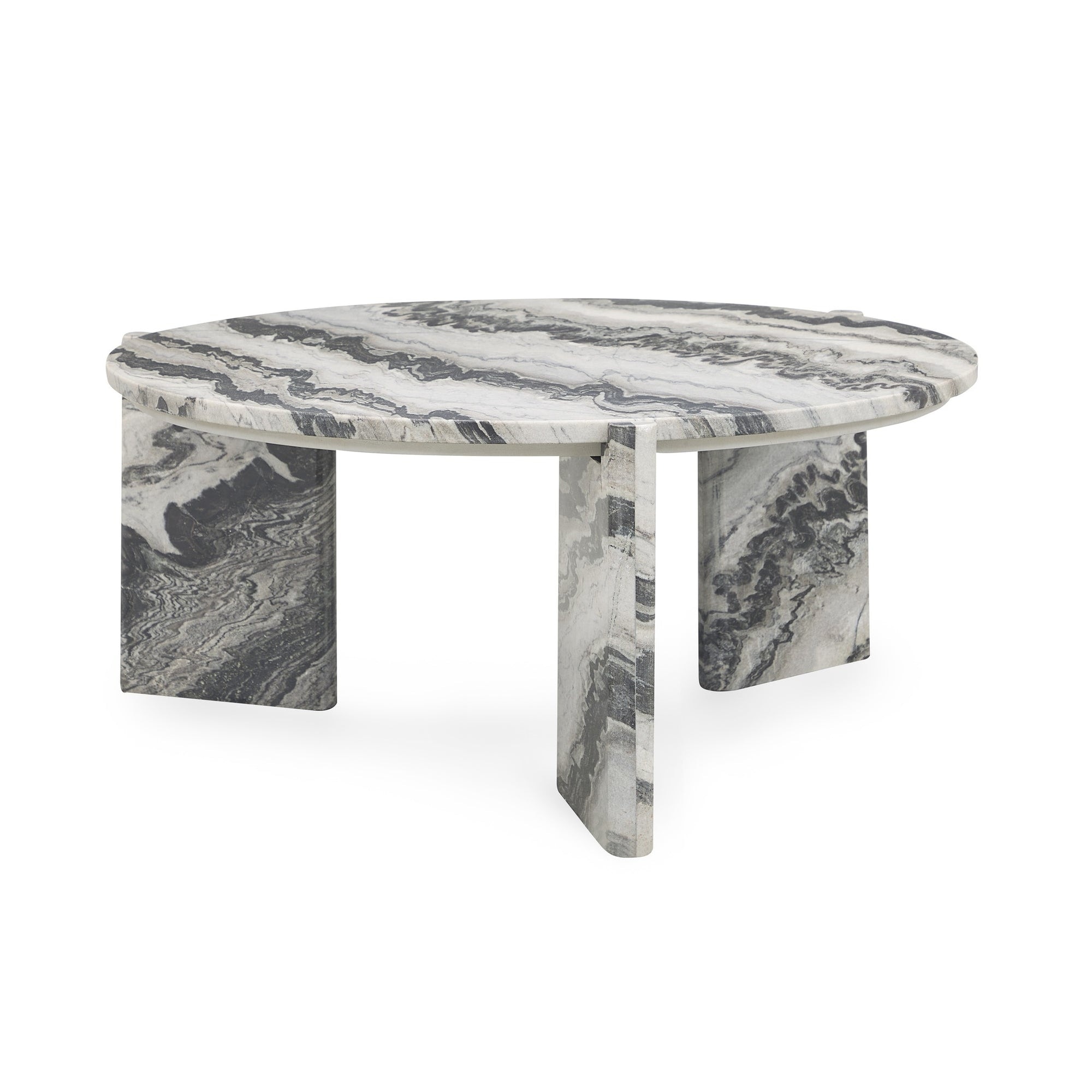 Classic Home Zora Marble Round Coffee Table 51012044