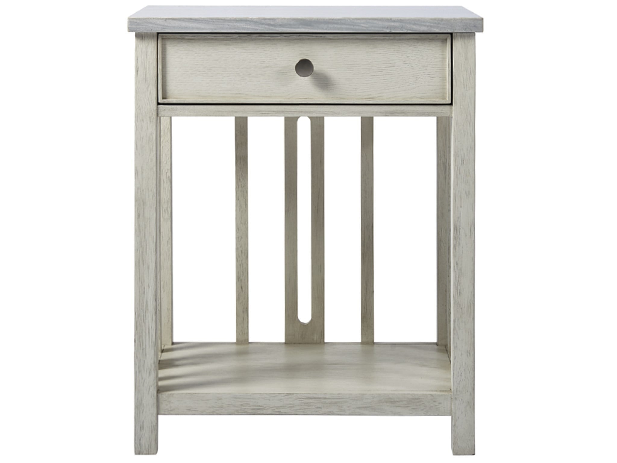 Coastal Living by Universal Bedside Table with Stone Top 833351