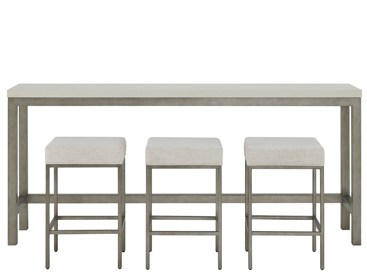 Coastal Living by Universal Oasis Console with Stools U533816