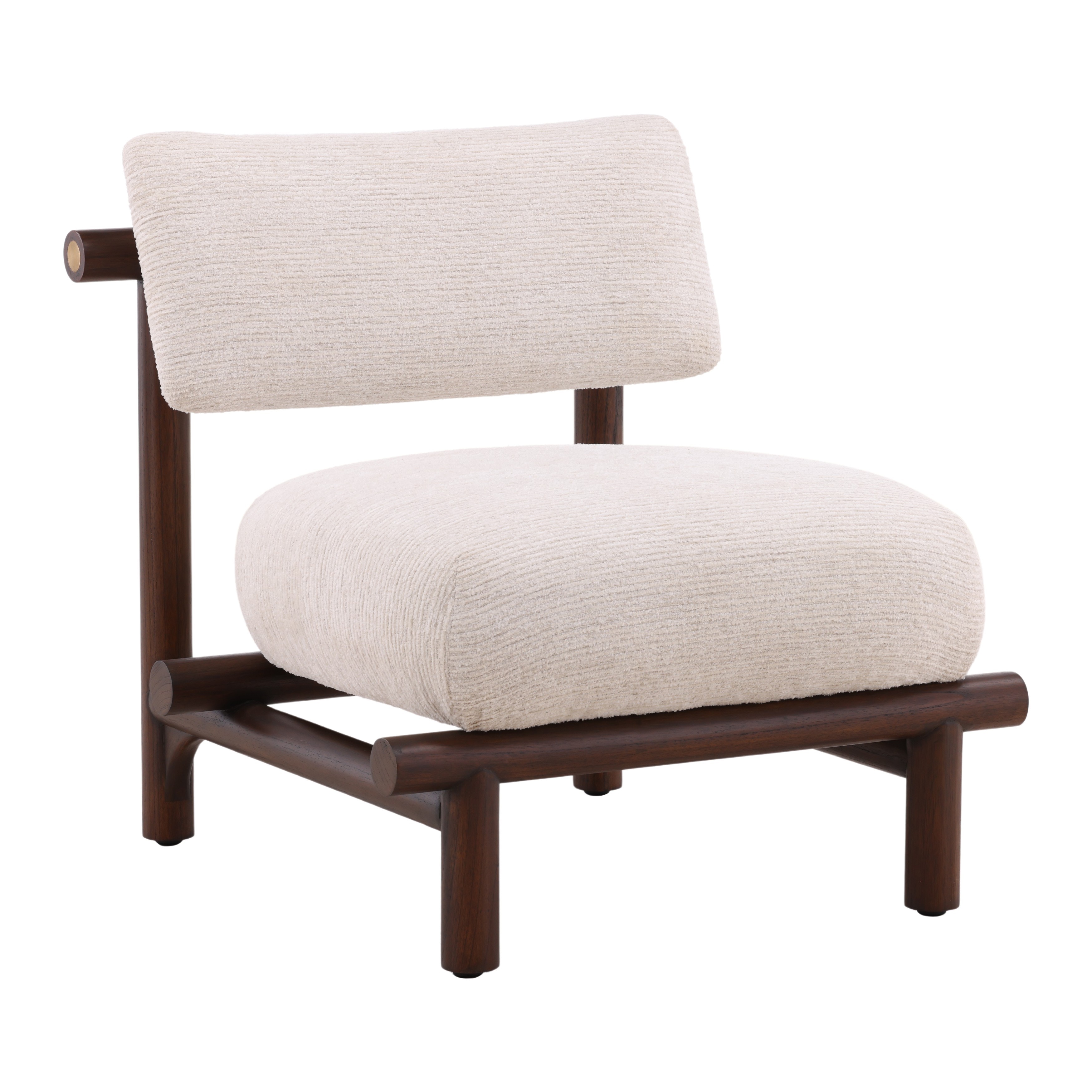 Dovetail Furniture Adriel Occasional Chair DOV11501-CREM