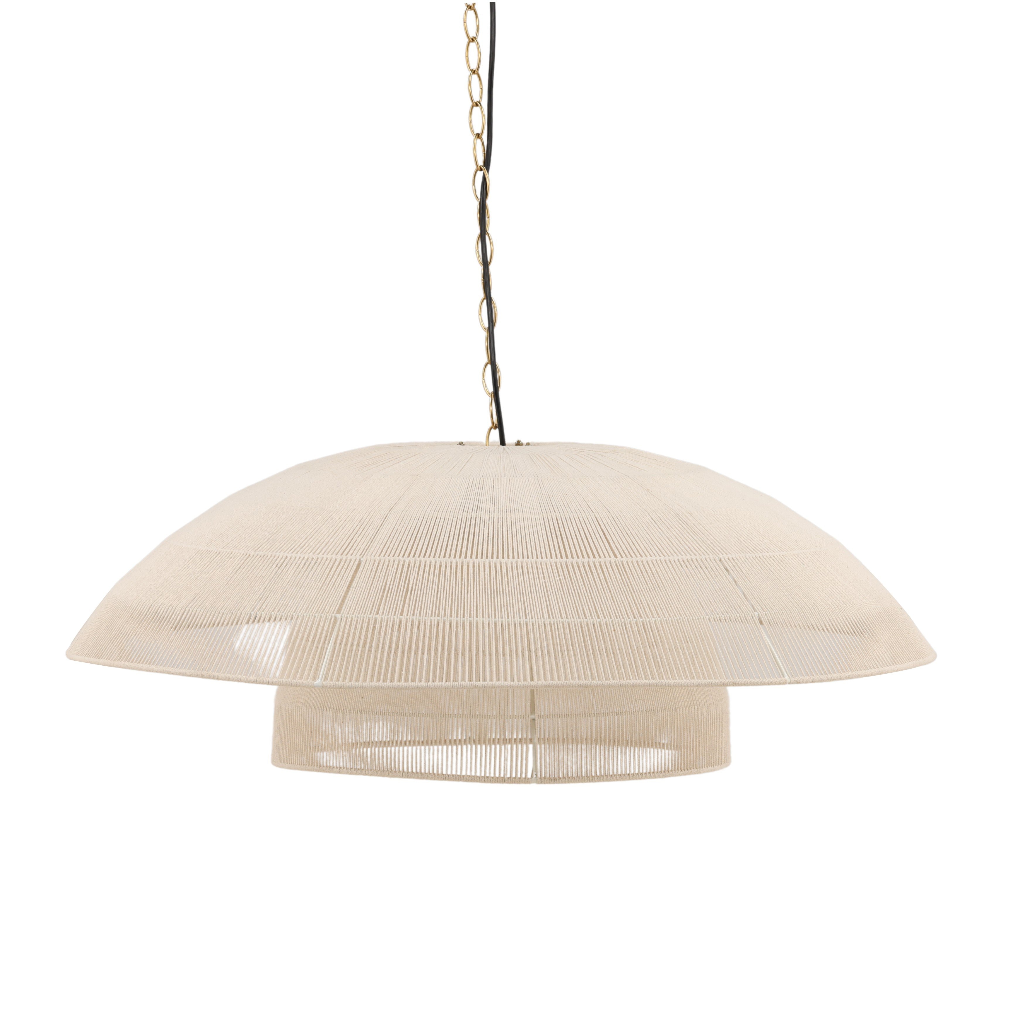 Dovetail Furniture Alecia Pendant Light DOV82026-WHIT