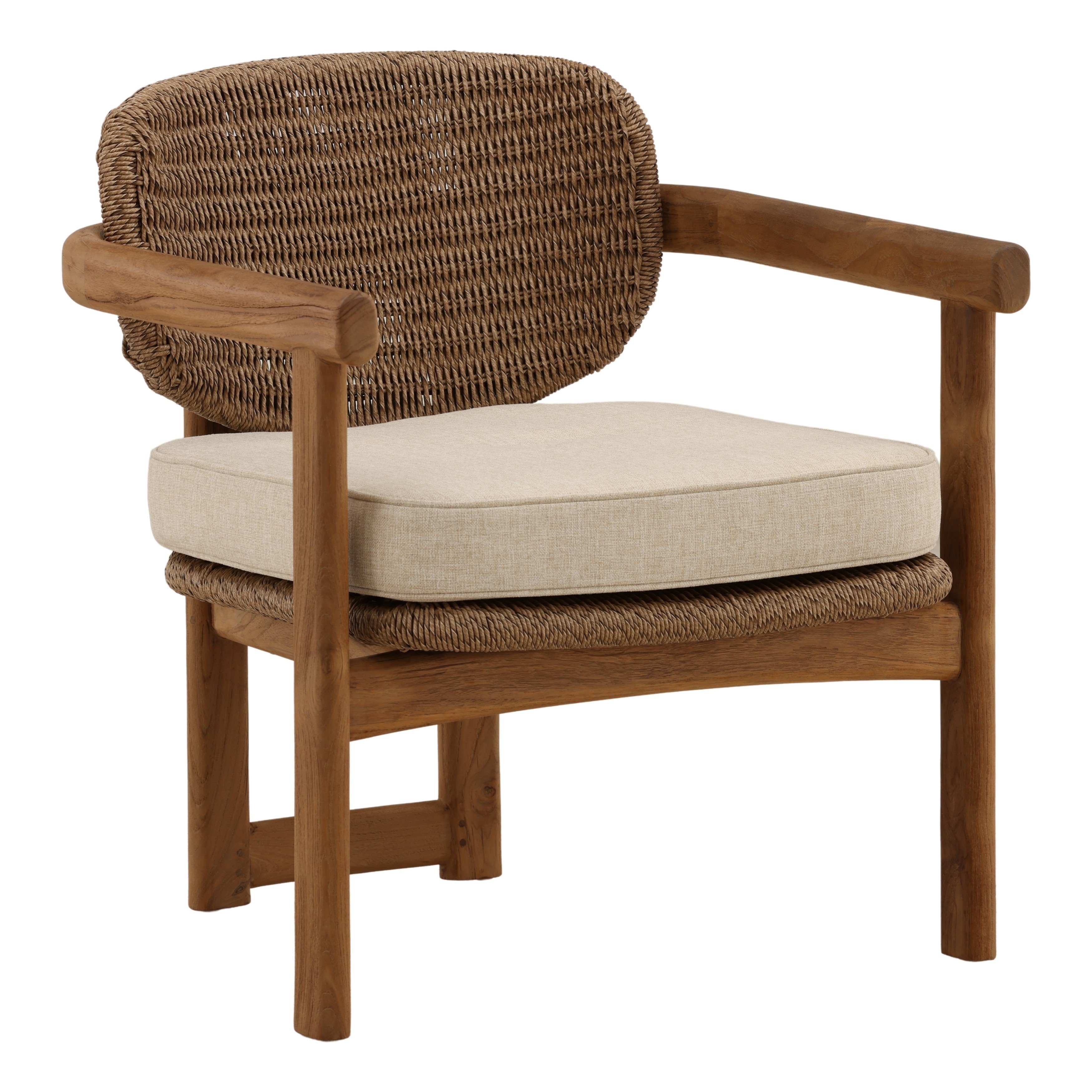 Dovetail Furniture Alva Outdoor Occasional Chair DOV10009-LTBR