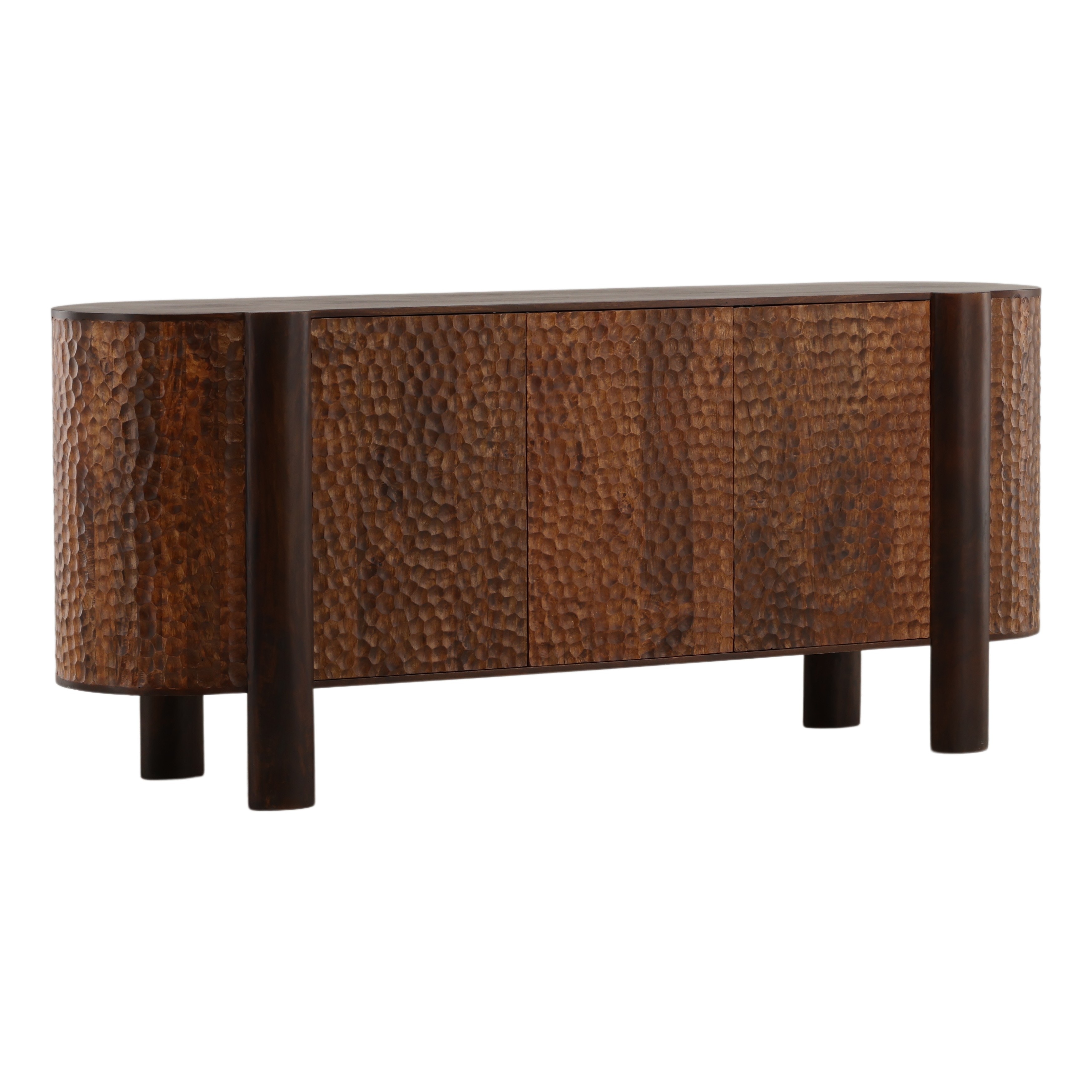 Dovetail Furniture Alvoro Sideboard DOV16599-BRWN