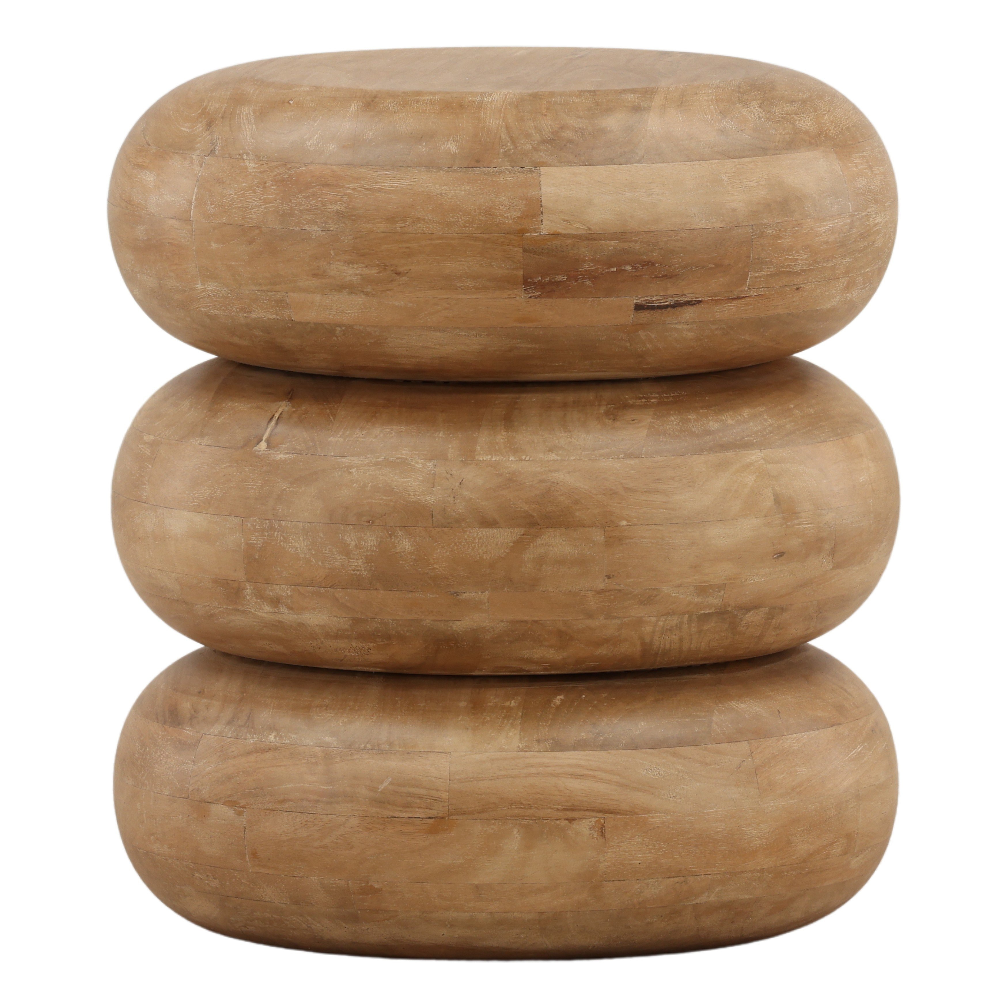 Dovetail Furniture Anele Side Table DOV16603-NATL