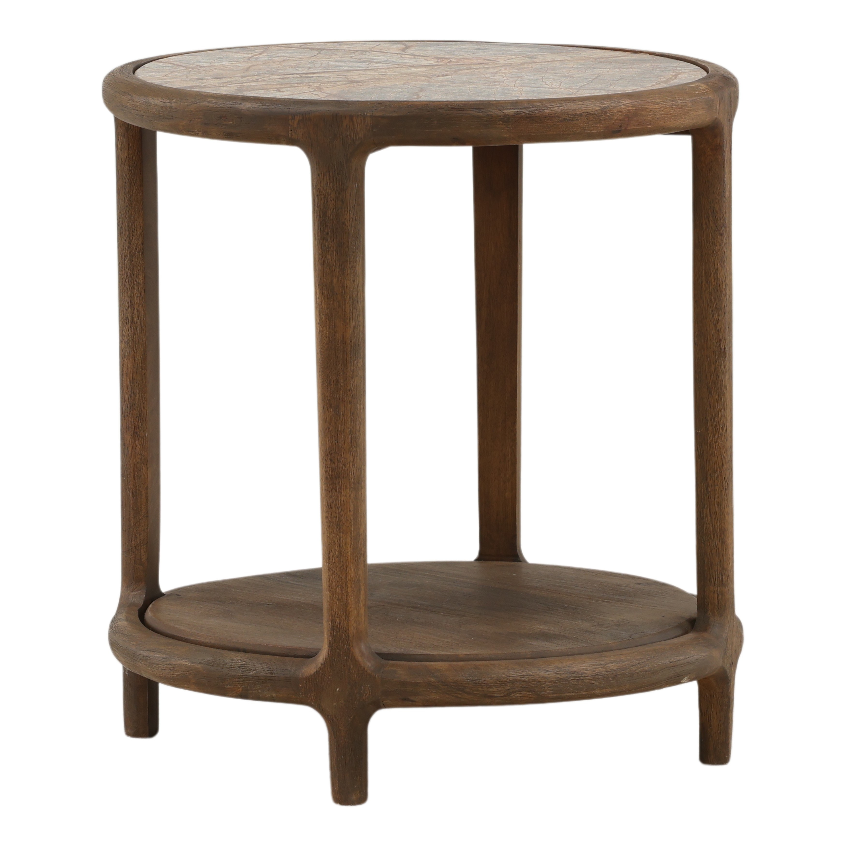 Dovetail Furniture Aruna Side Table DOV75081-DKBR