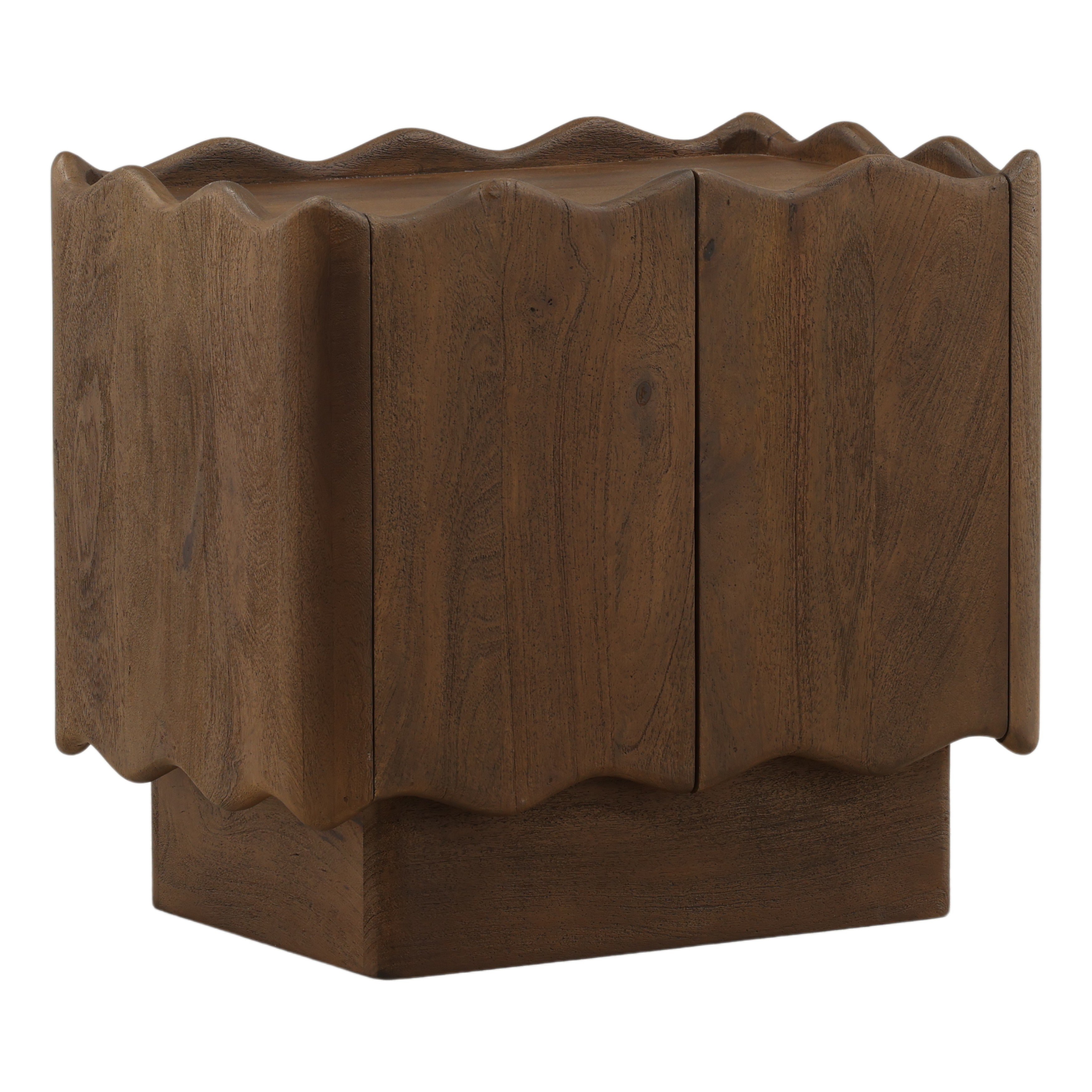 Dovetail Furniture Auberlin Nightstand DOV90027-BRWN