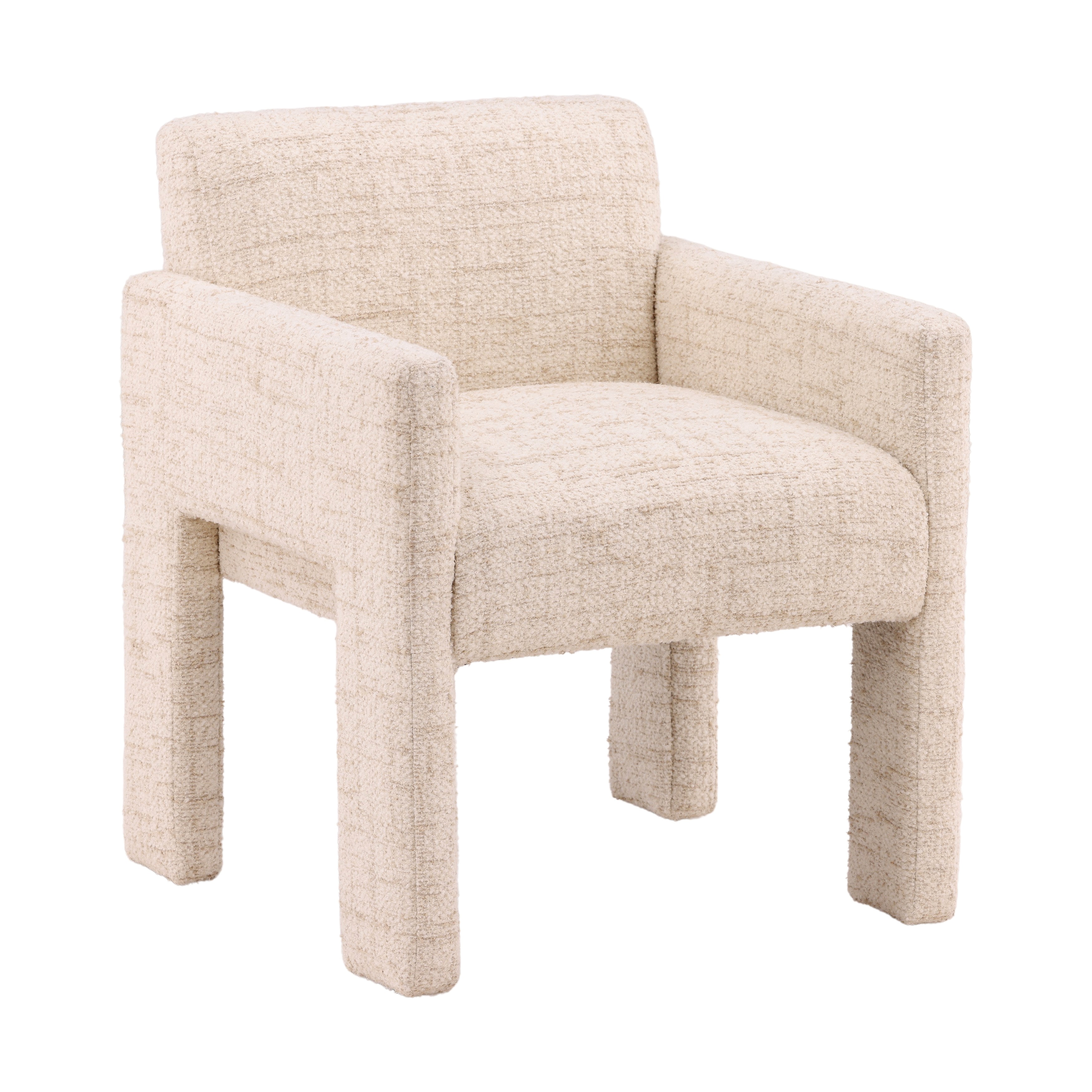 Dovetail Furniture Barnett Dining Chair DOV34065-CREM