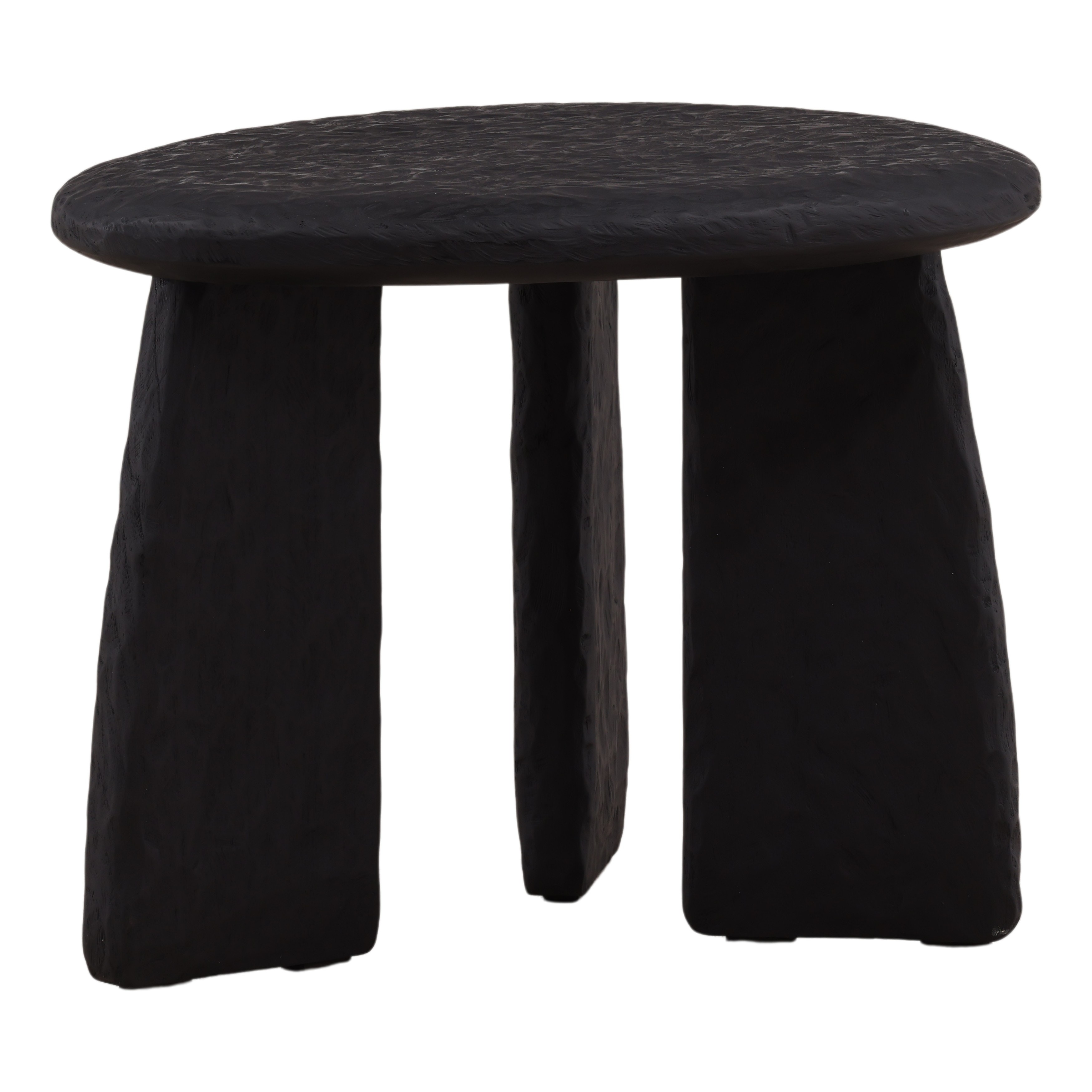Dovetail Furniture Beau Side Table DOV92010-BLCK