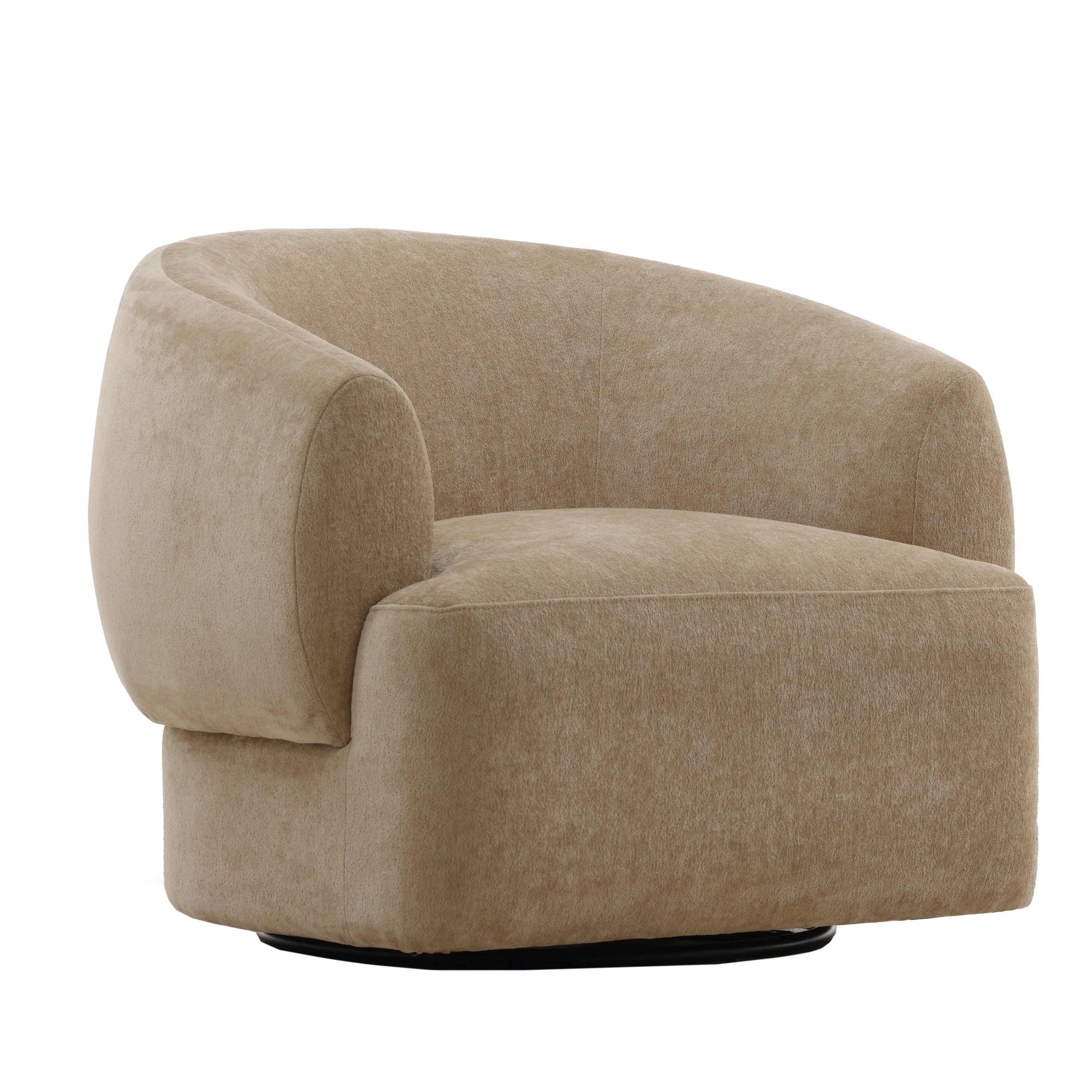 Dovetail Furniture Billie Swivel Chair DOV39024-SAND