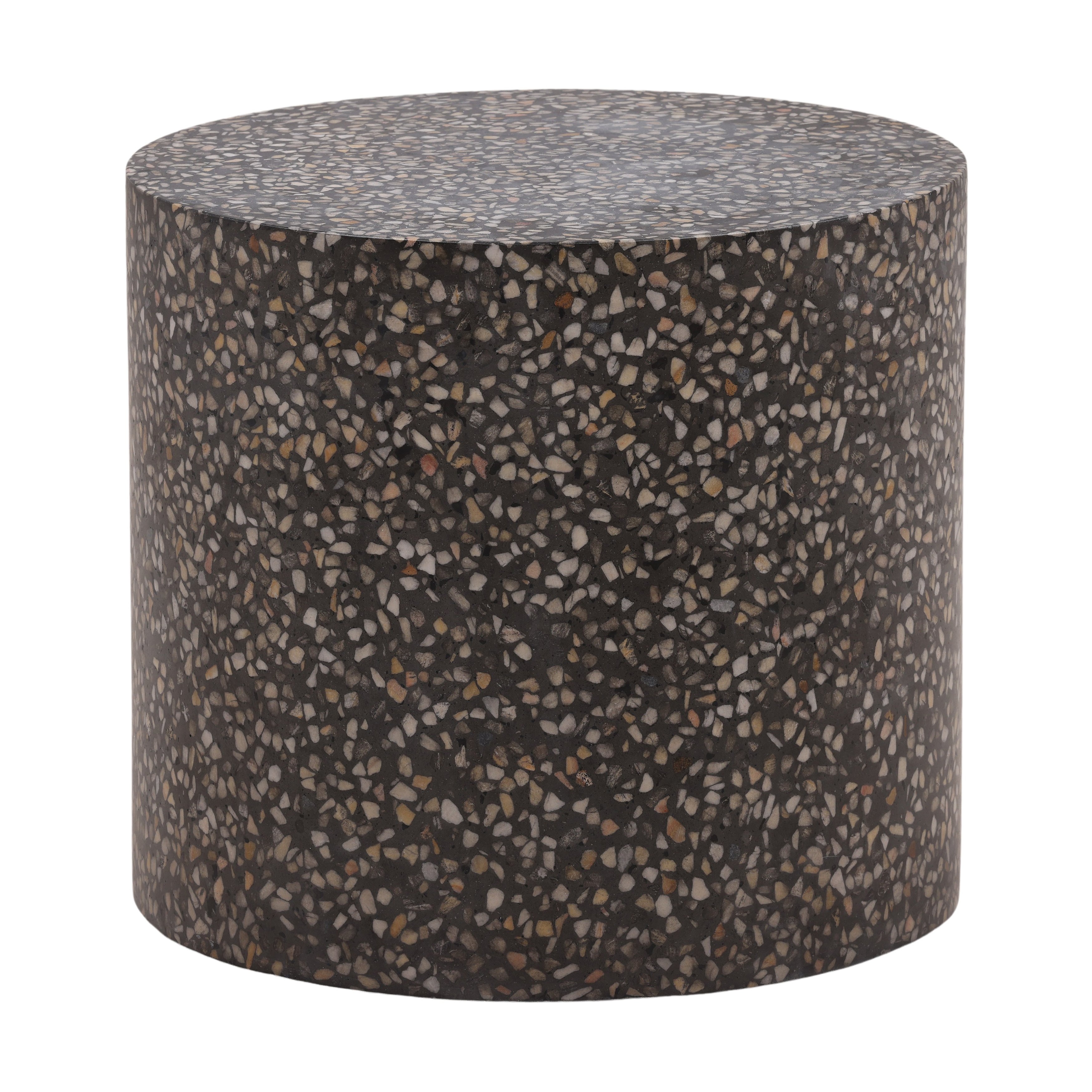 Dovetail Furniture Bravo Outdoor Side Table DOV14516-BLCK
