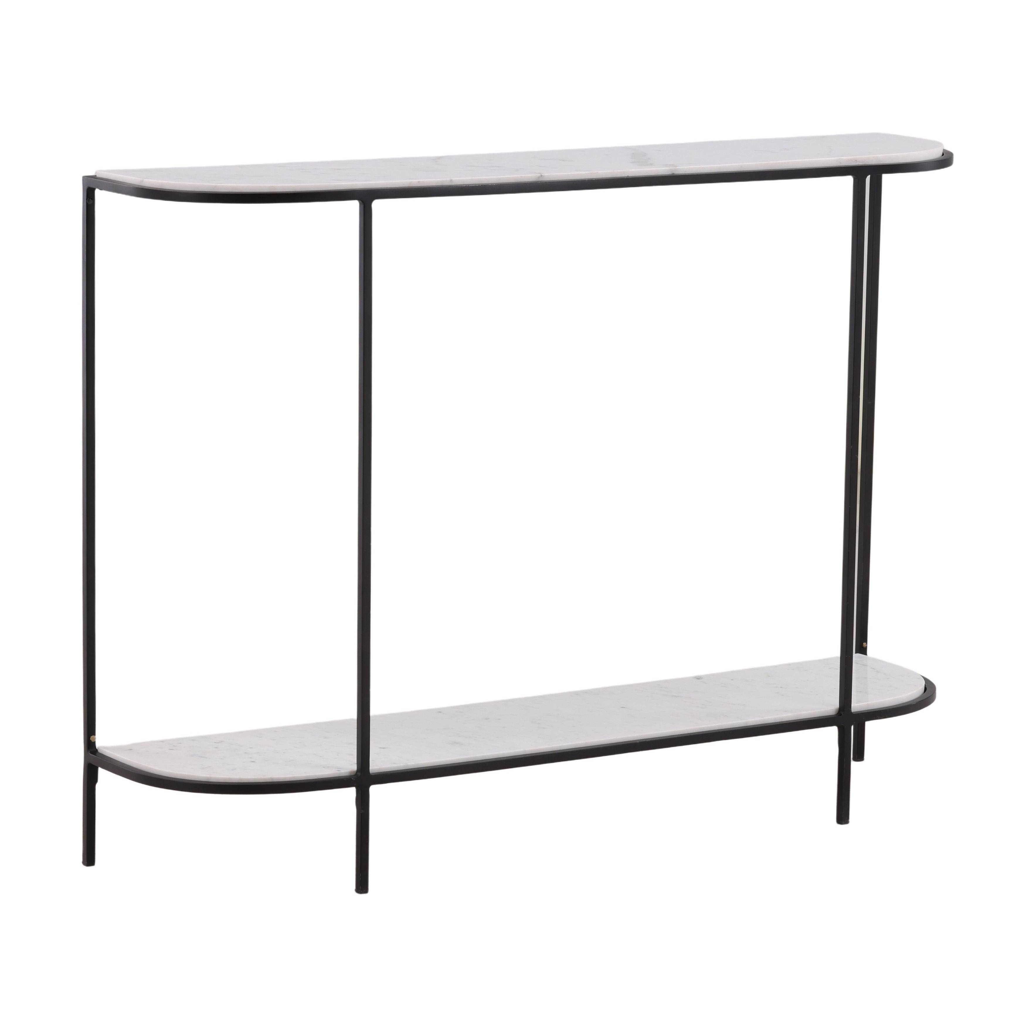 Dovetail Furniture Brian Console Table DOV40044-WHIT