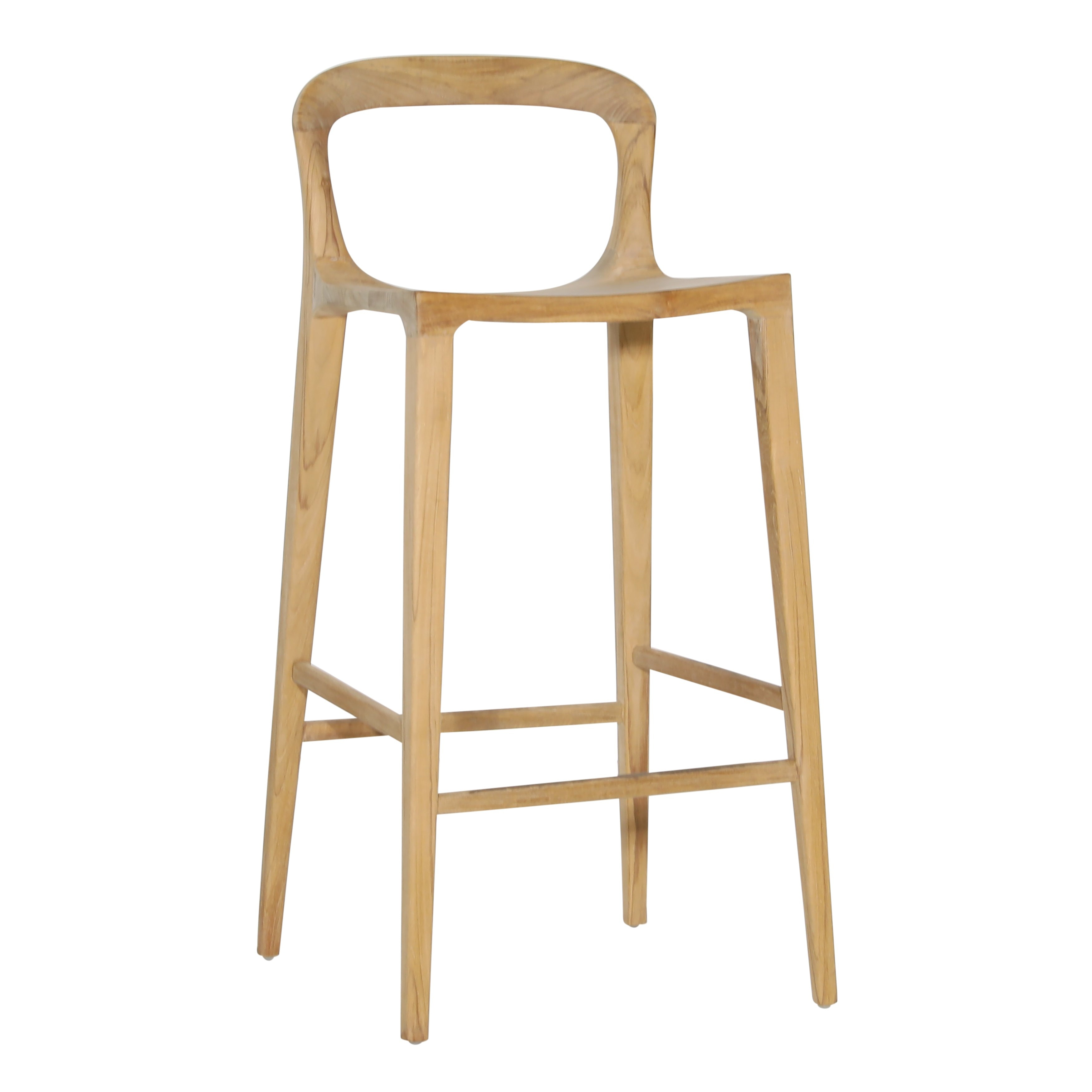 Dovetail Furniture Britta Barstool DOV7792-NATL