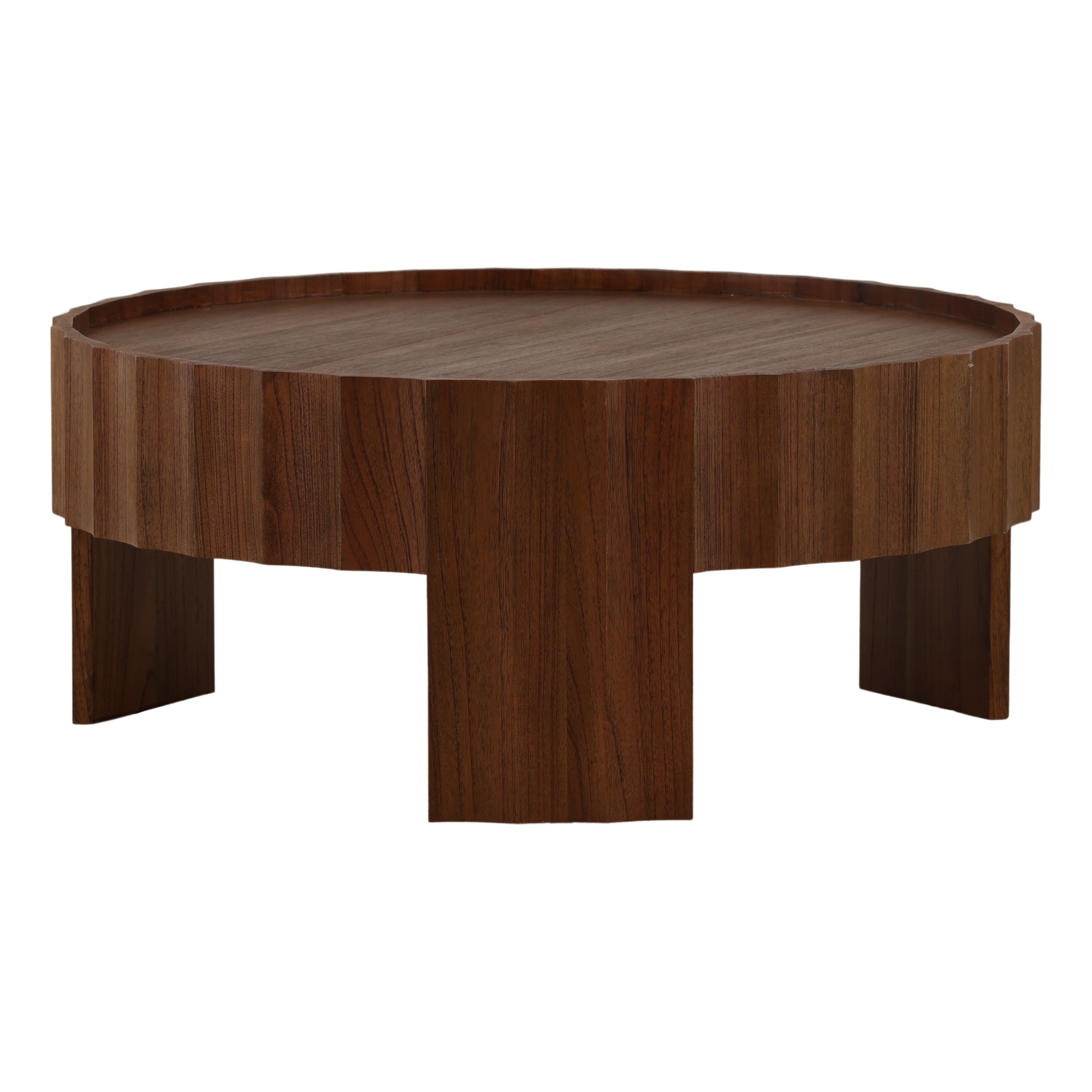 Dovetail Furniture Cadwell Coffee Table DOV11723-BRWN