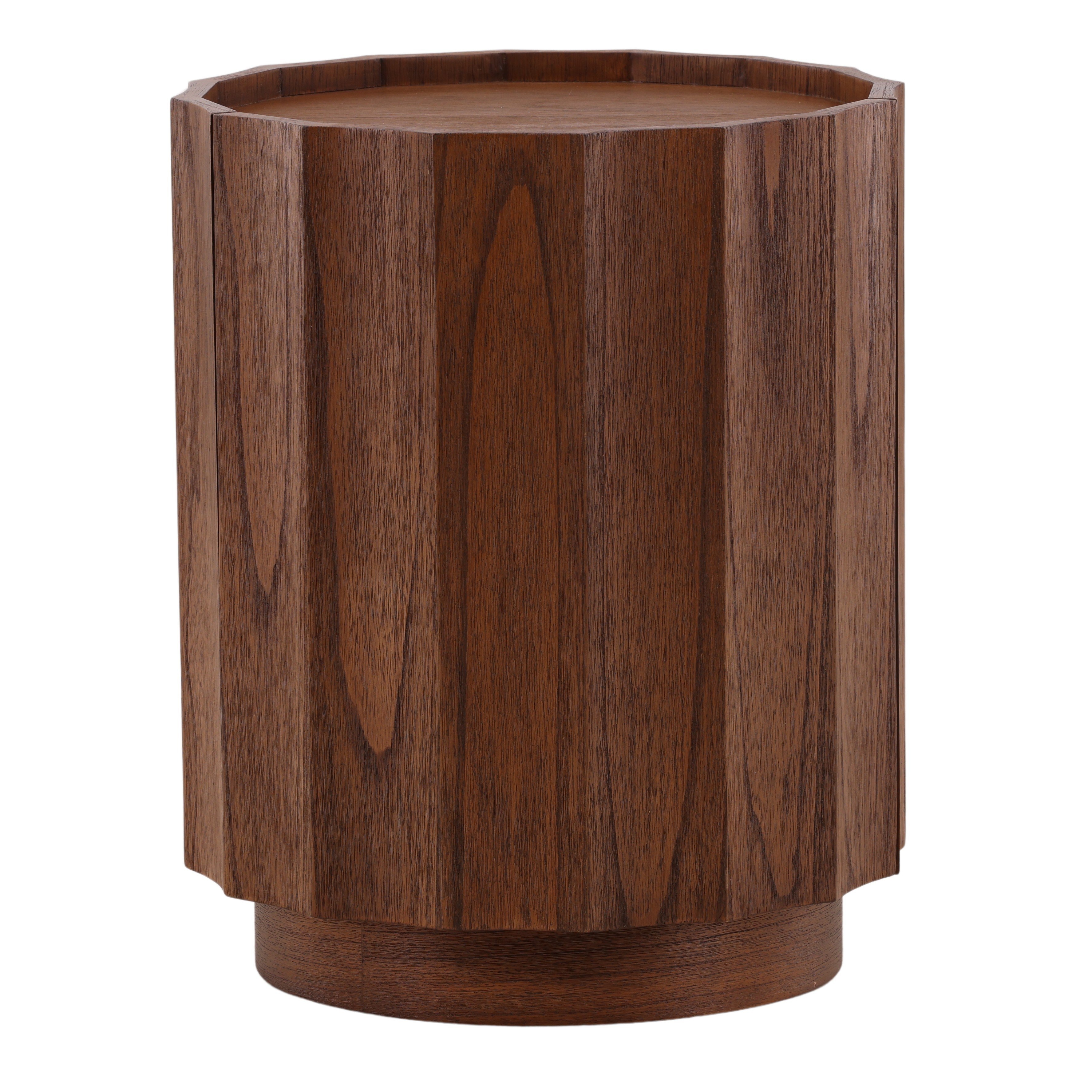 Dovetail Furniture Cadwell Side Table DOV11722-BRWN