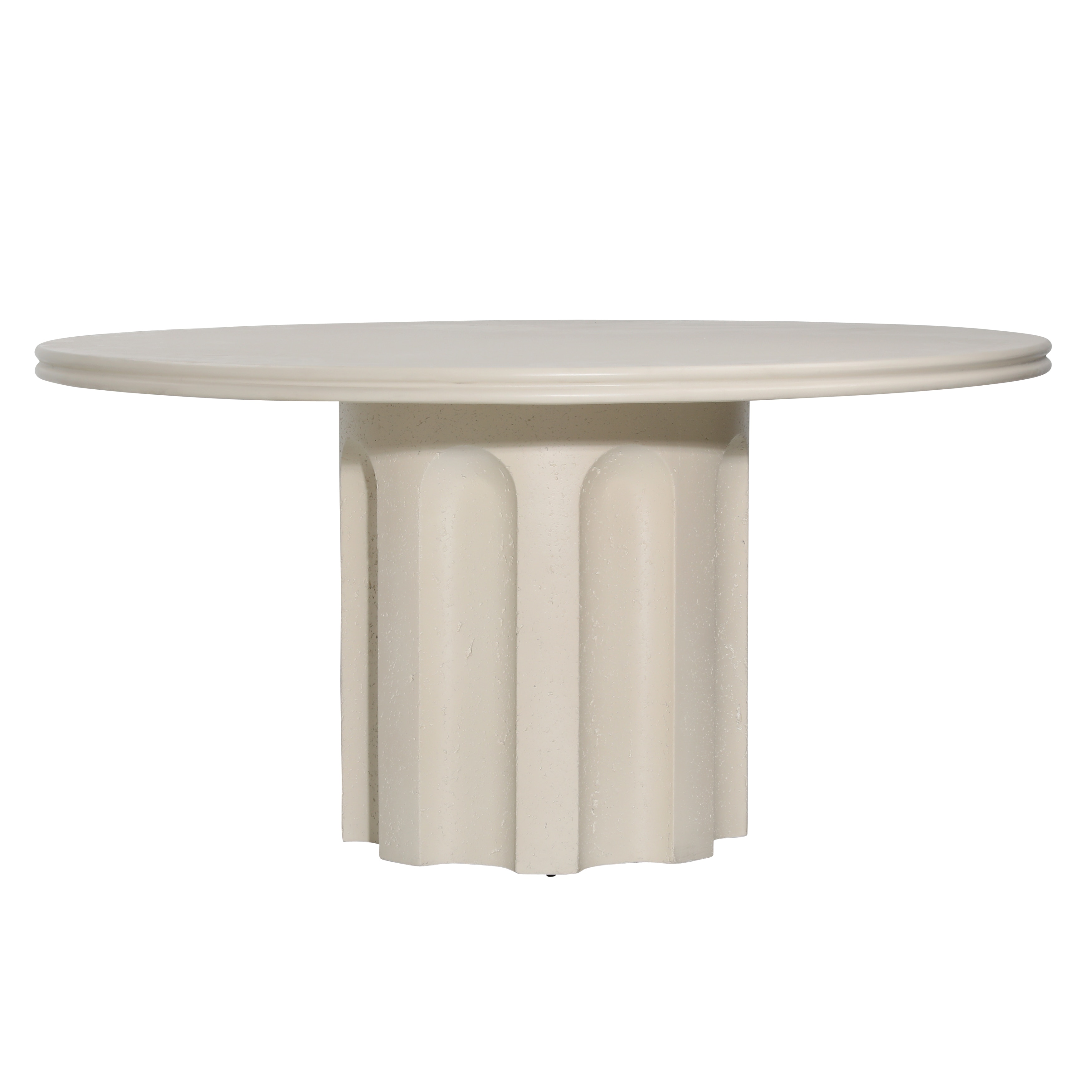Dovetail Furniture Caitie Outdoor Dining Table DOV24121-IVRY