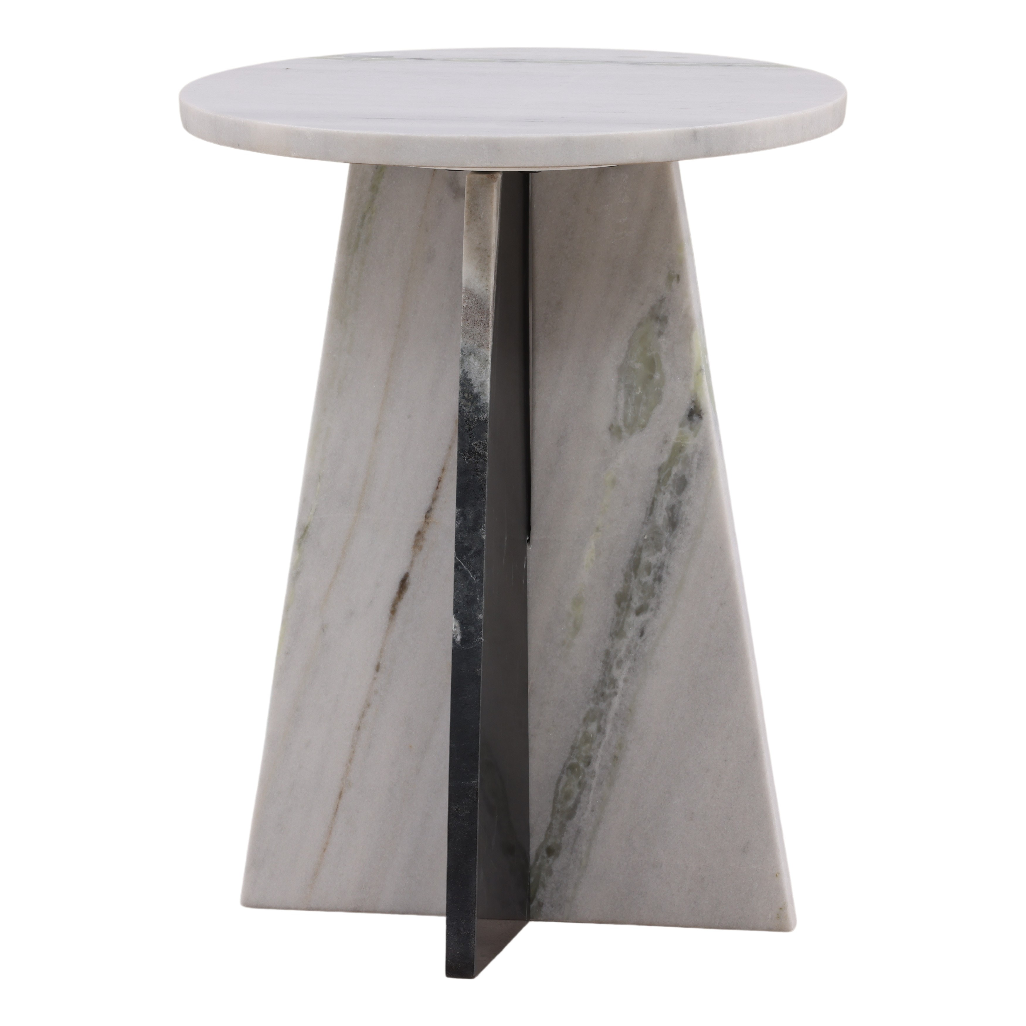 Dovetail Furniture Caldwell Side Table DOV40017-BKWH