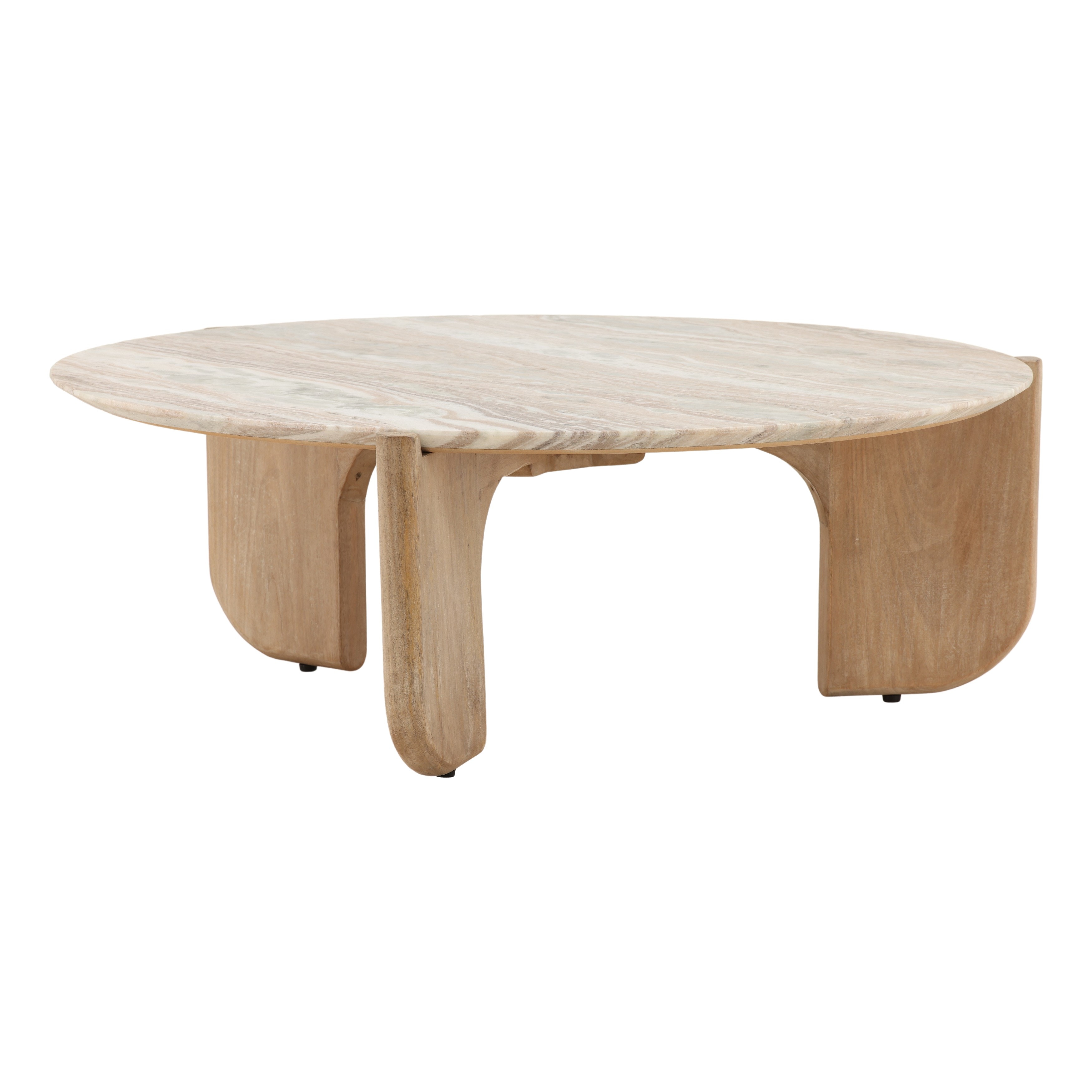 Dovetail Furniture DOV04875-NATL Living Room Callen Coffee Table