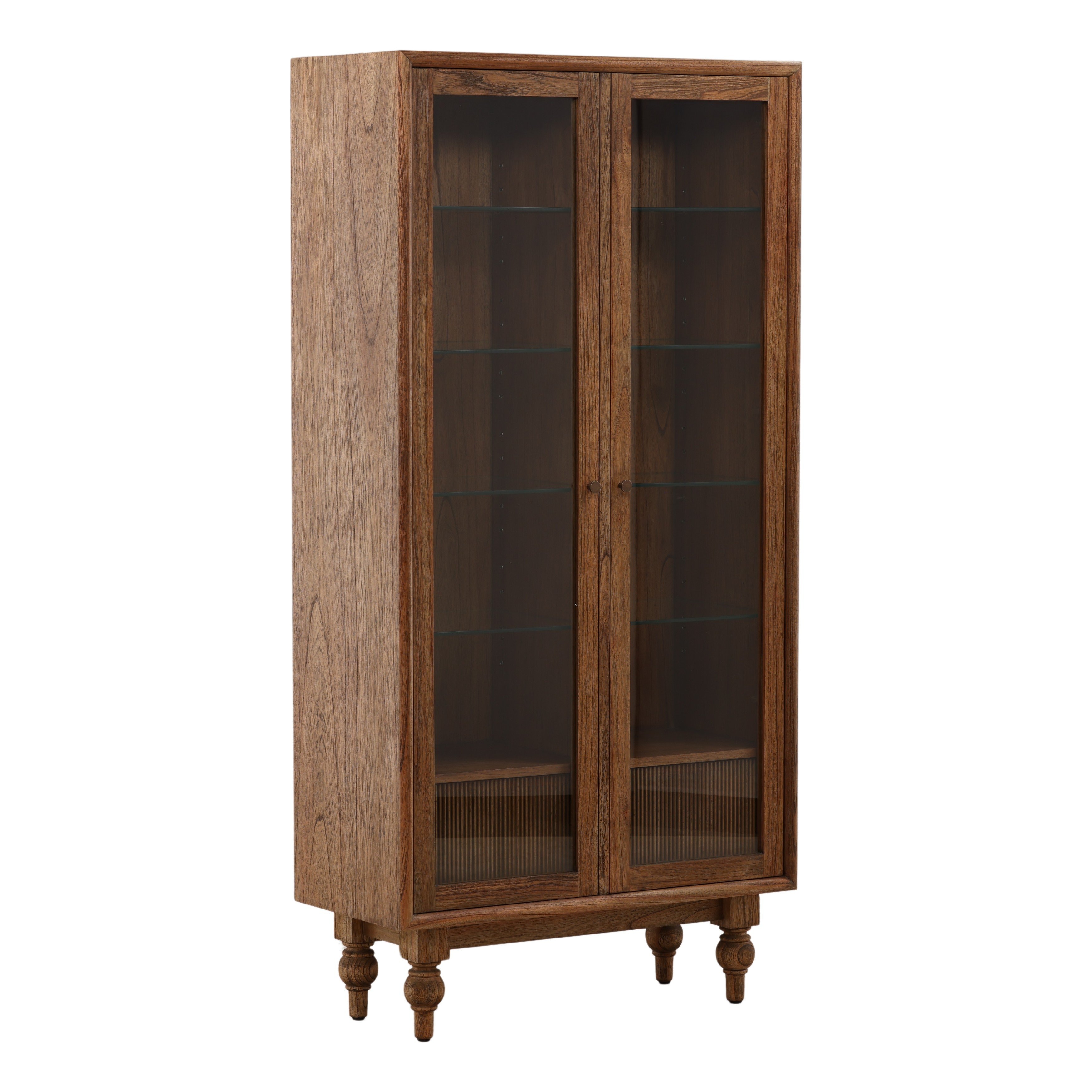 Dovetail Furniture Campbell Cabinet DOV11729-BRWN