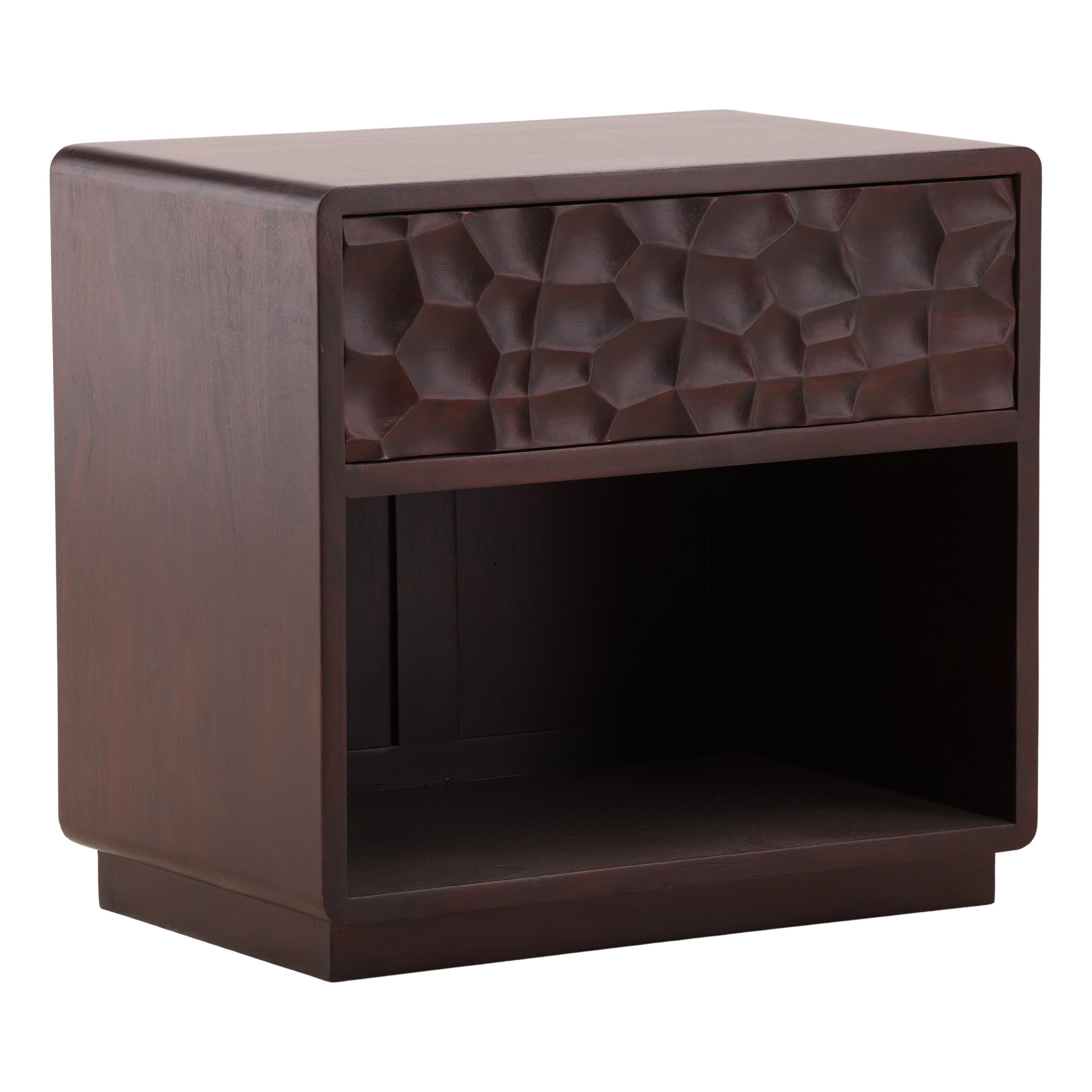 Dovetail Furniture Claremont Nightstand DOV16592-BRWN