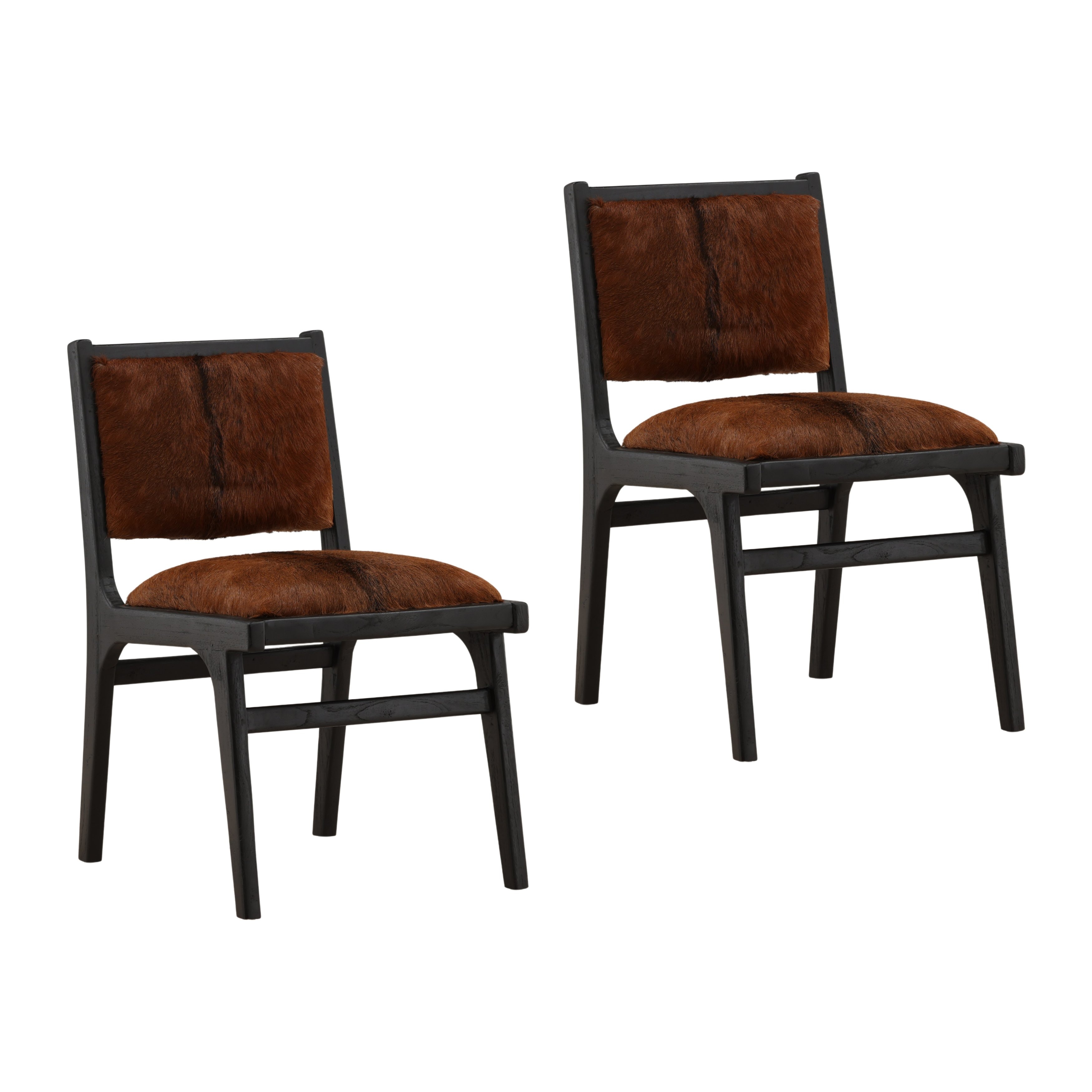 Dovetail Furniture Clay Dining Chair DOV43011-BRWN