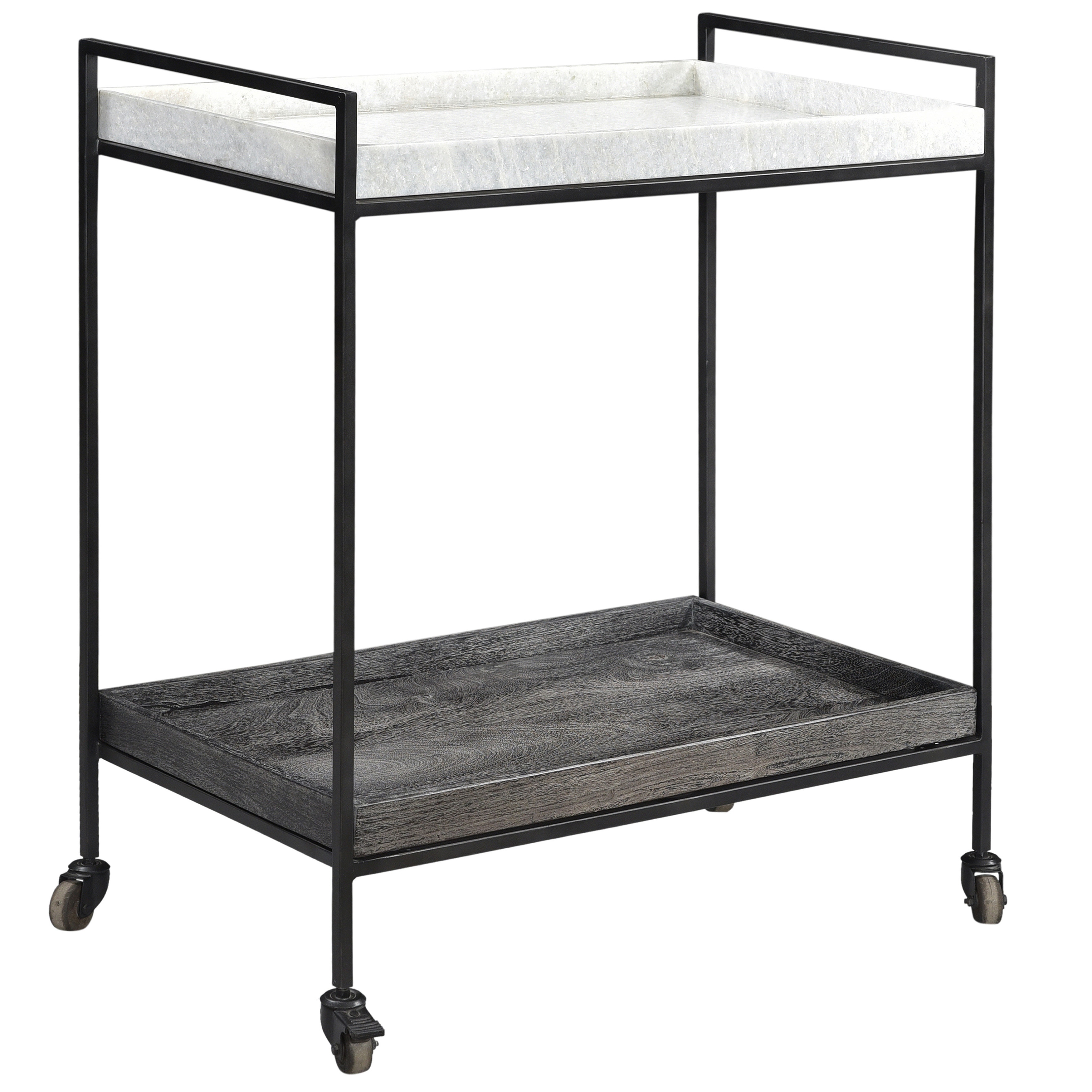 Dovetail Furniture Cortana Bar Cart BB144