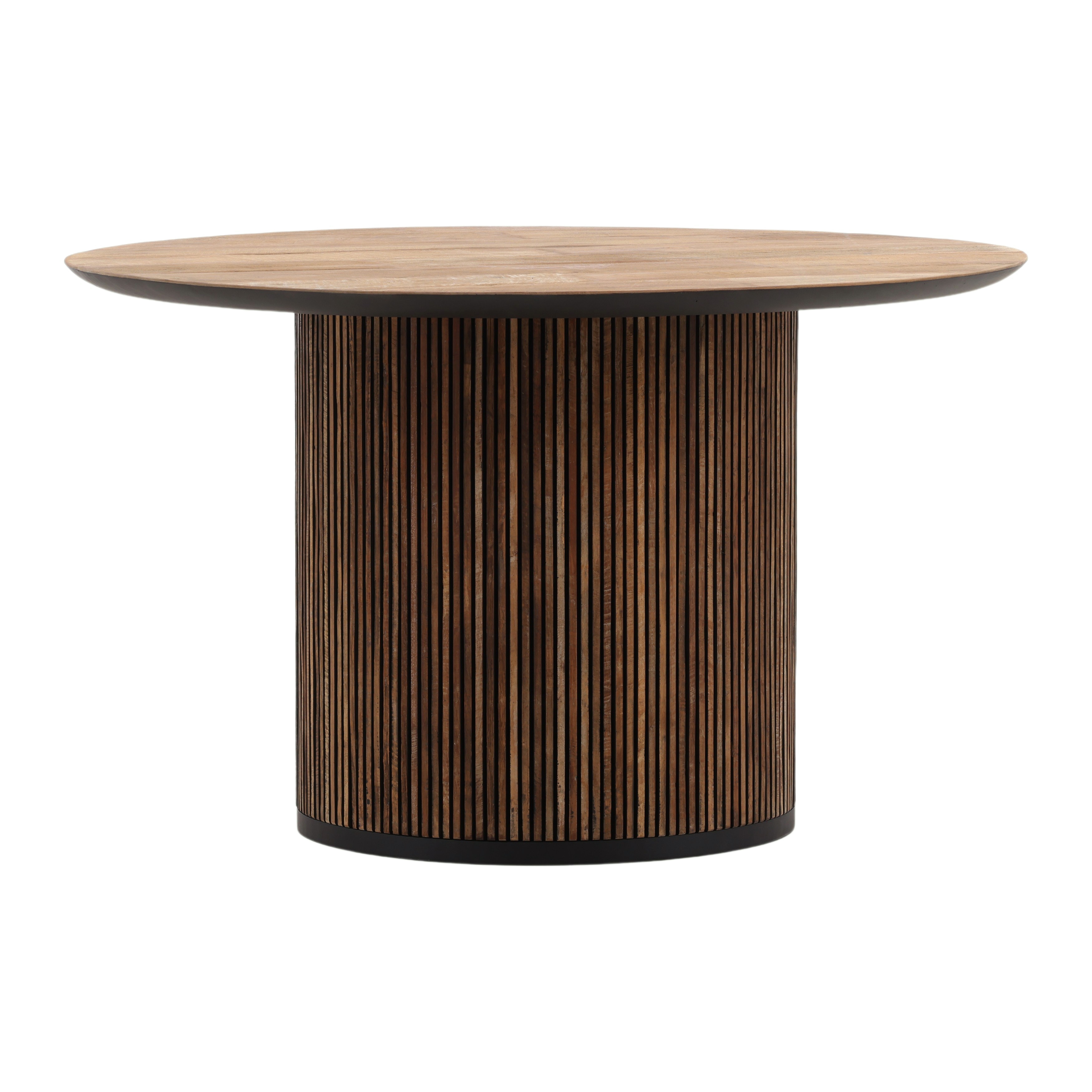 Dovetail Furniture Dabney Round Dining Table WOR1006-TEAK