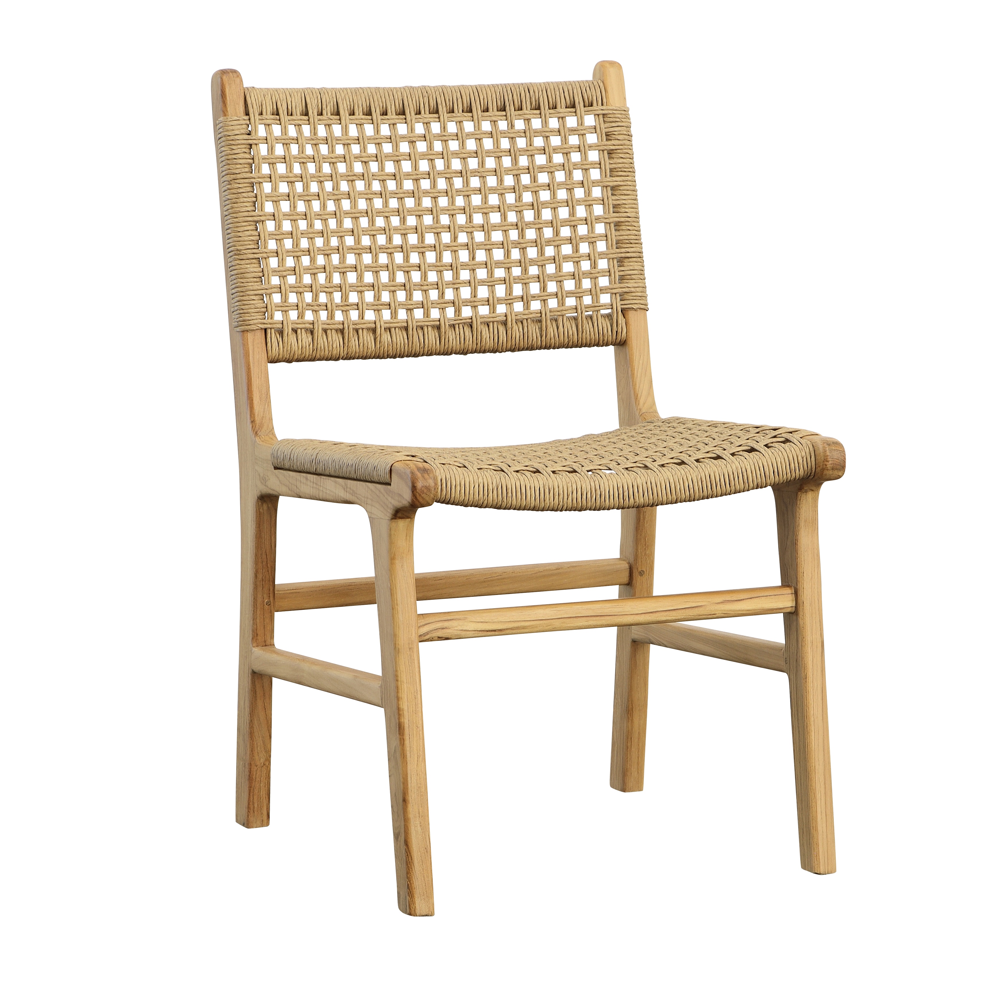 Dovetail Furniture Dallas Outdoor Dining Chair RIV10000-NAT