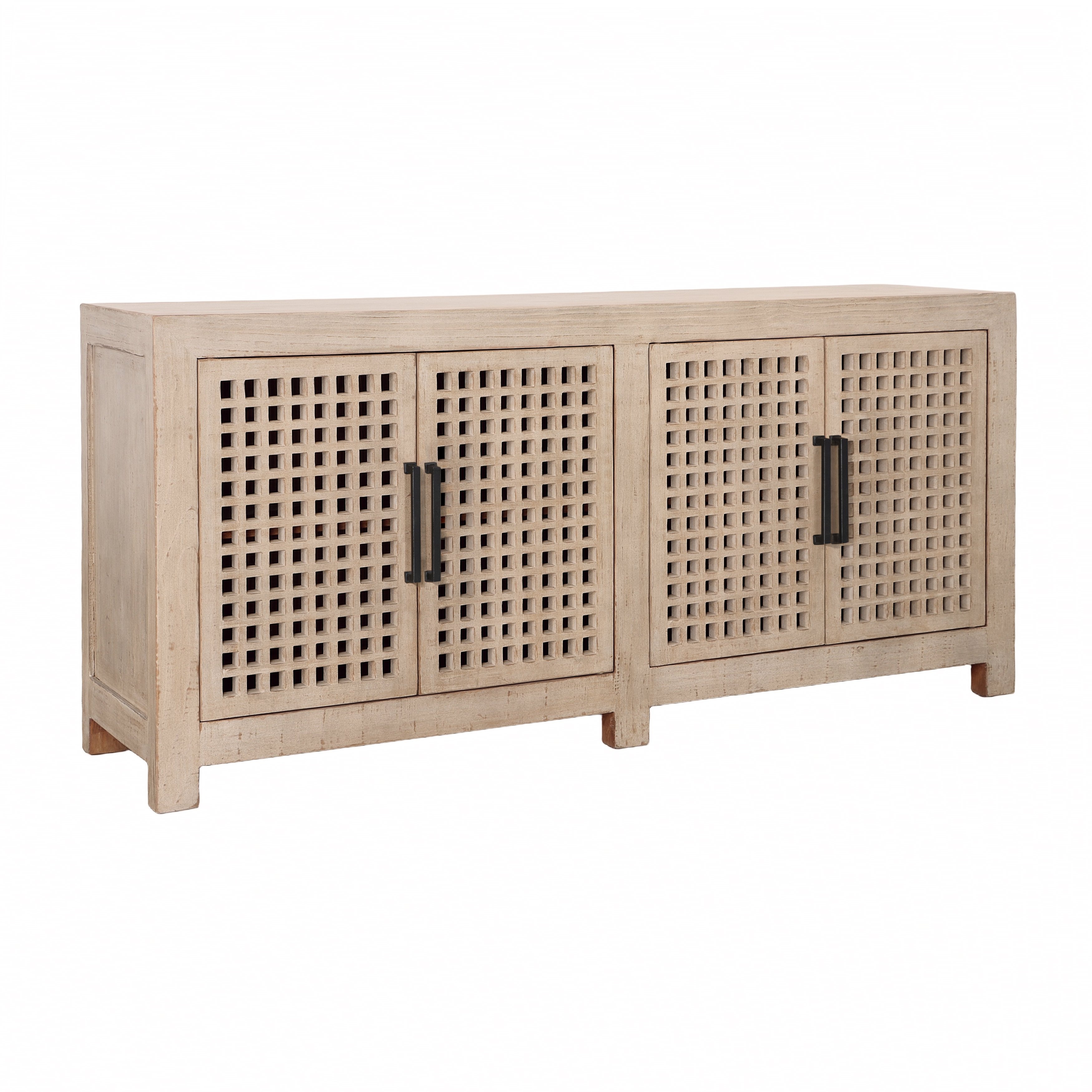 Dovetail Furniture Devina Sideboard DOV38078-LTWW-4D