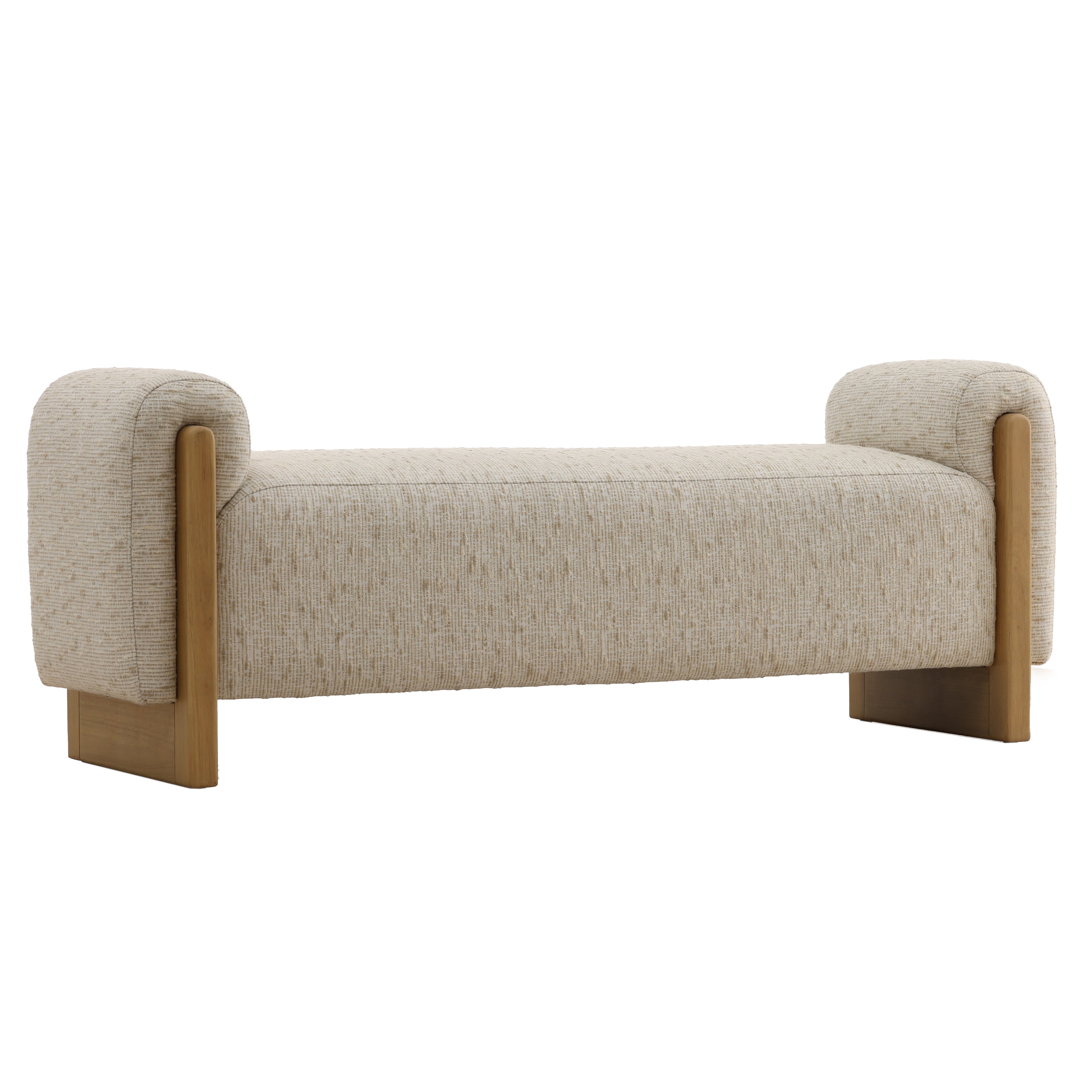 Dovetail Furniture Eliott Bench DOV39026-CREM