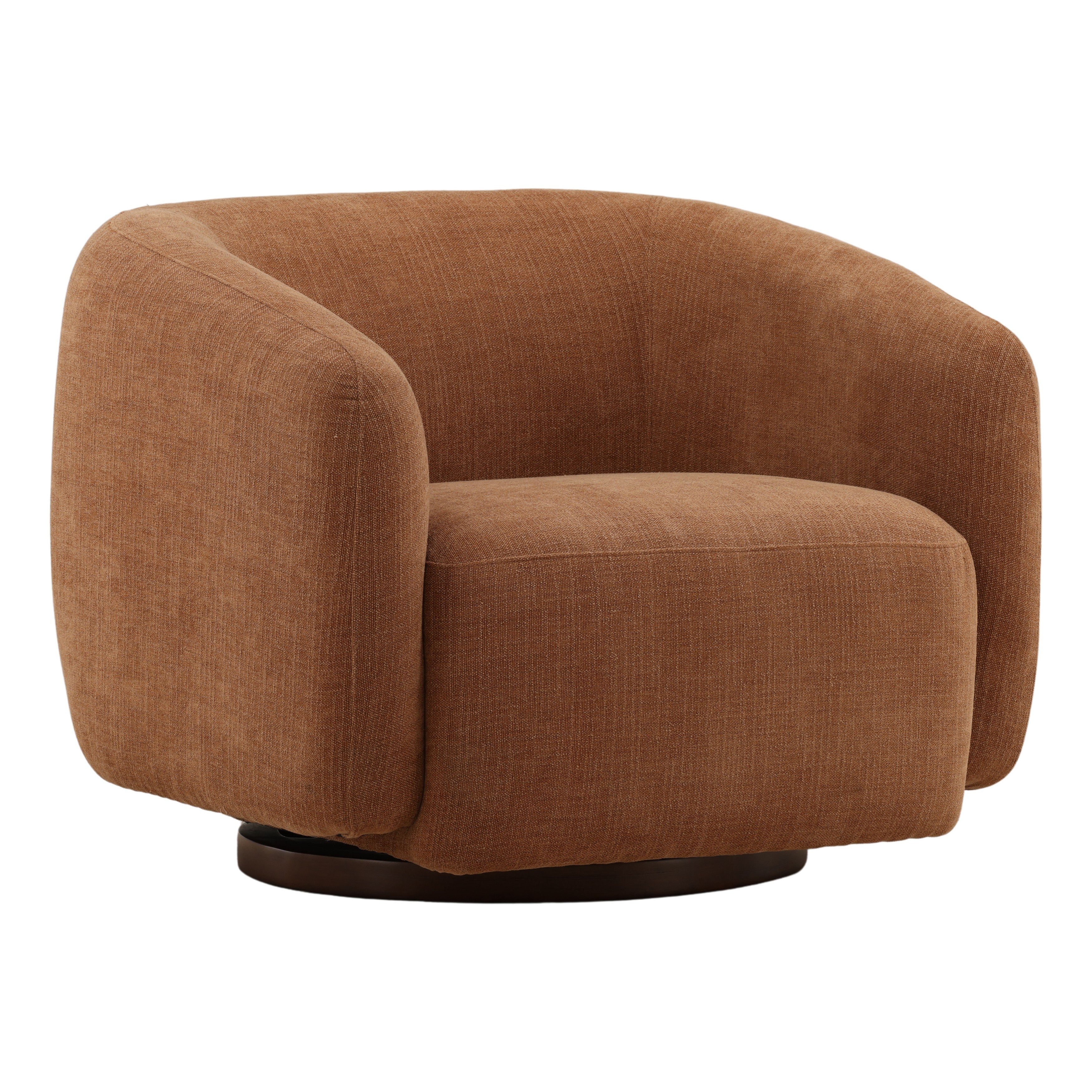 Dovetail Furniture Fawn Swivel Chair DOV86019-RUST