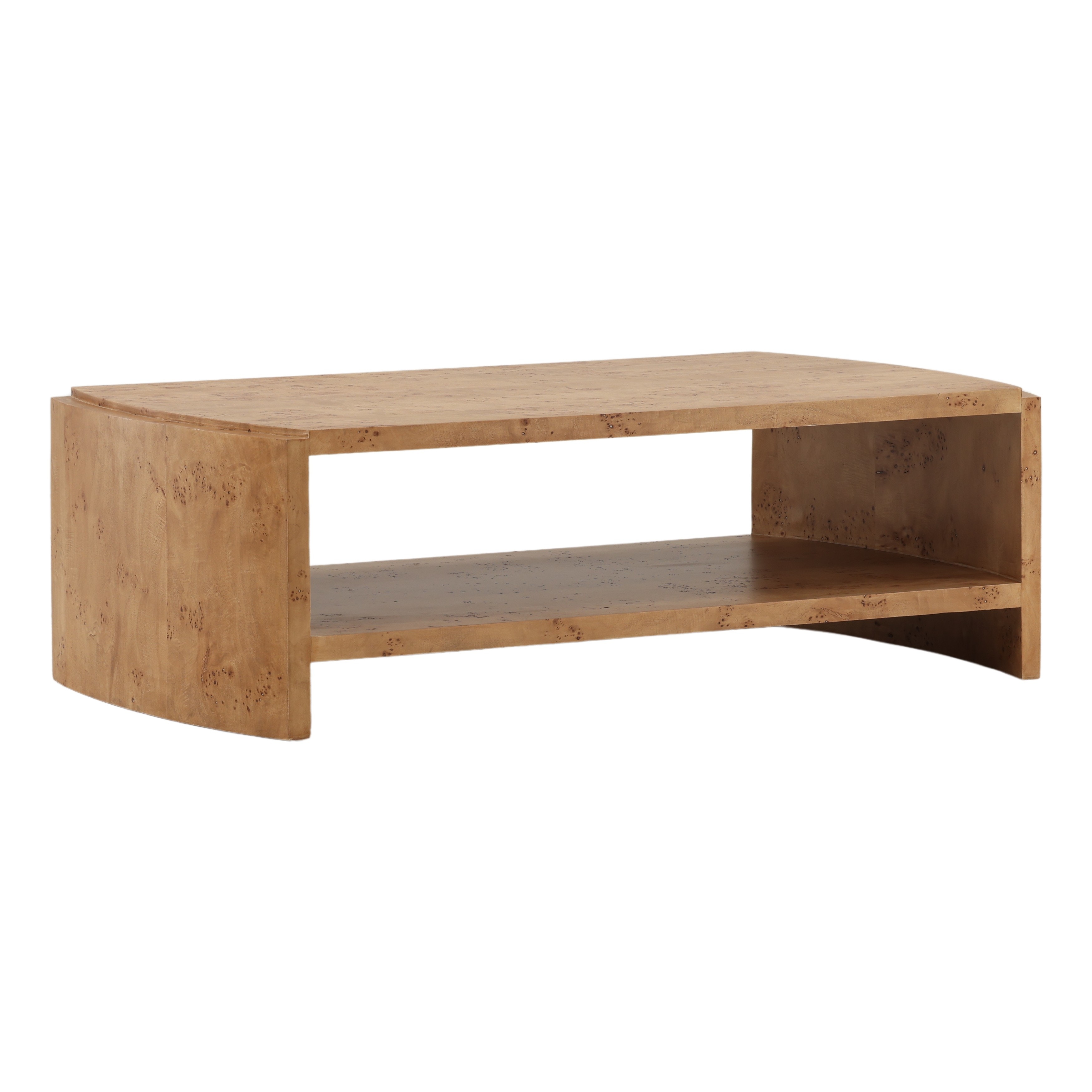 Dovetail Furniture Foxwell Coffee Table DOV16595-BURL