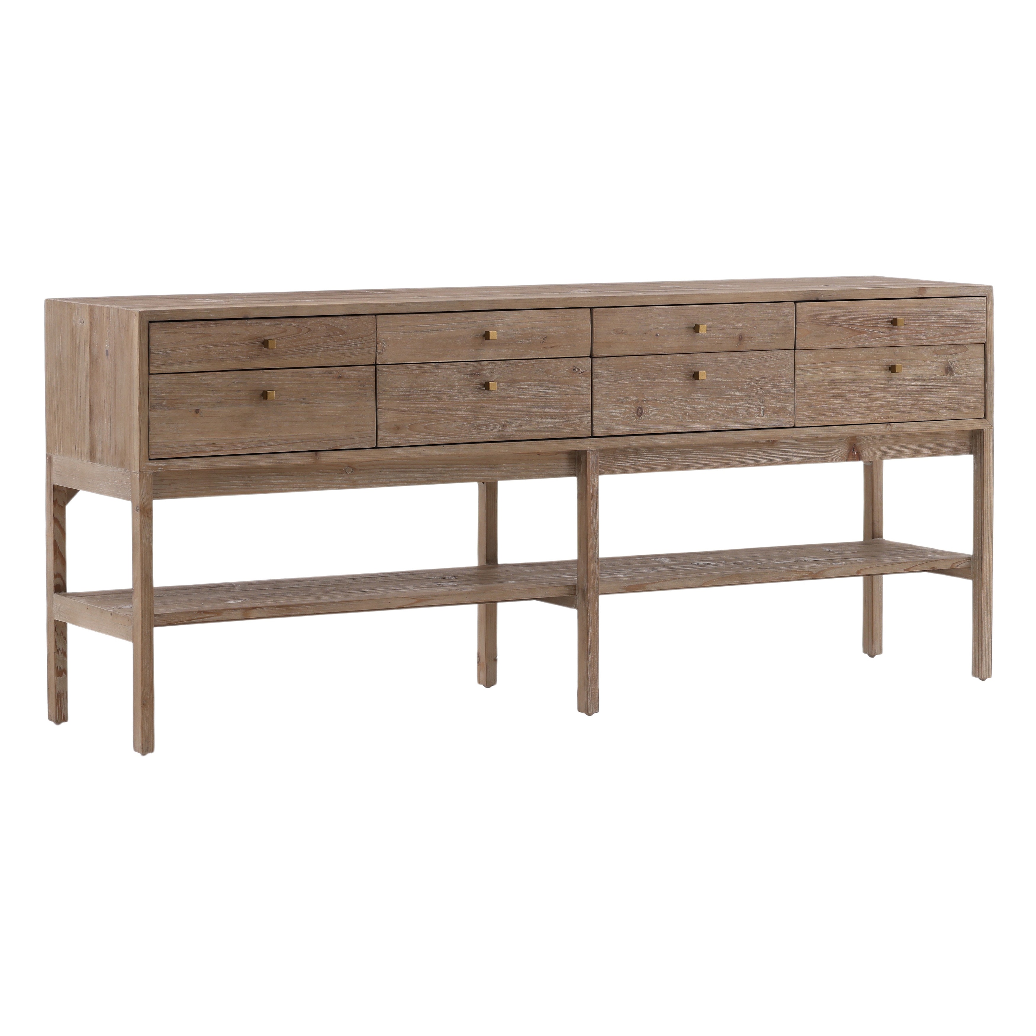 Dovetail Furniture Gael Console Table DOV9843-BRWN