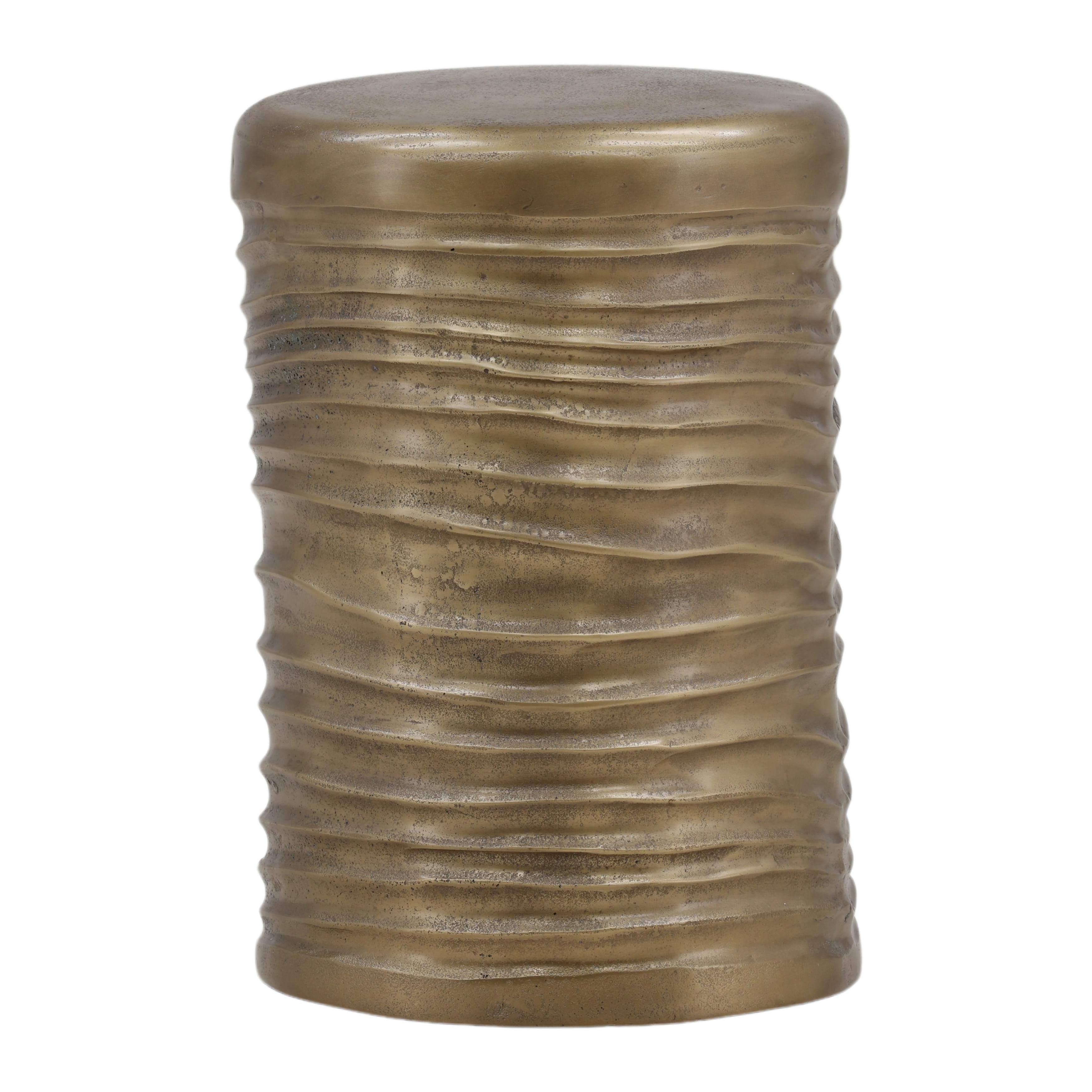 Dovetail Furniture Galen Side Table DOV78004-GOLD