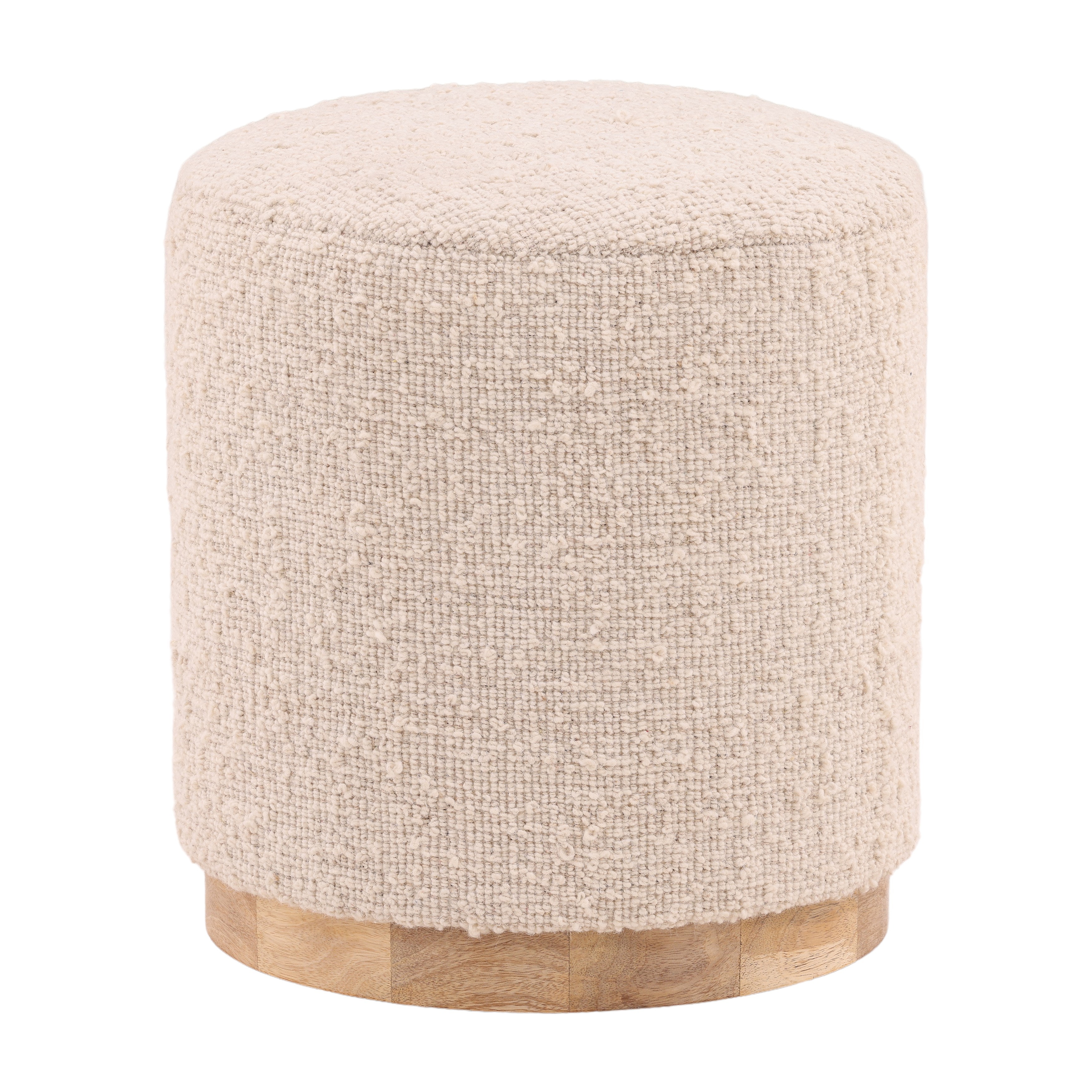 Dovetail Furniture Gema Stool DOV6936-IVRY