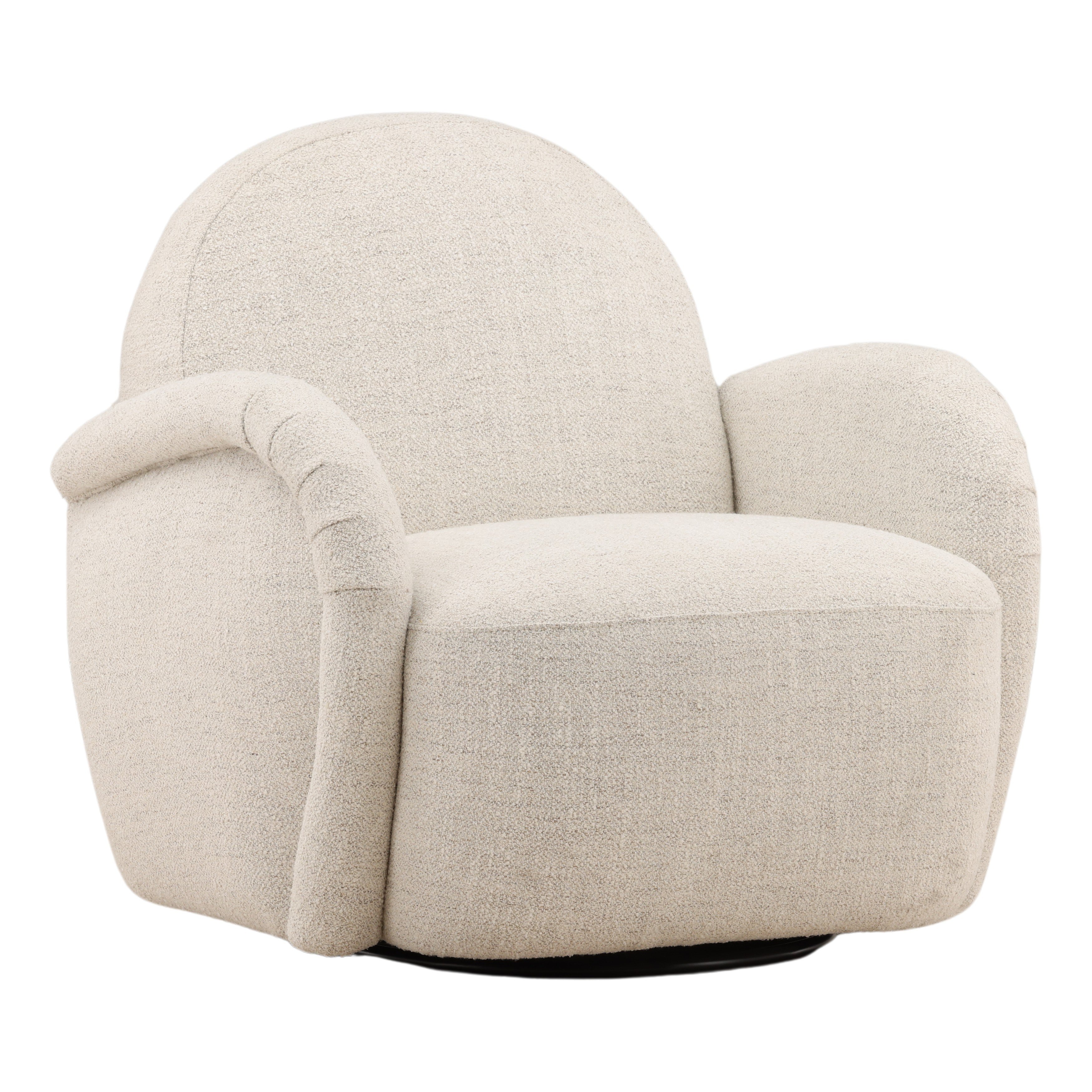 Dovetail Furniture Grecia Swivel Chair DOV39045-OFWT