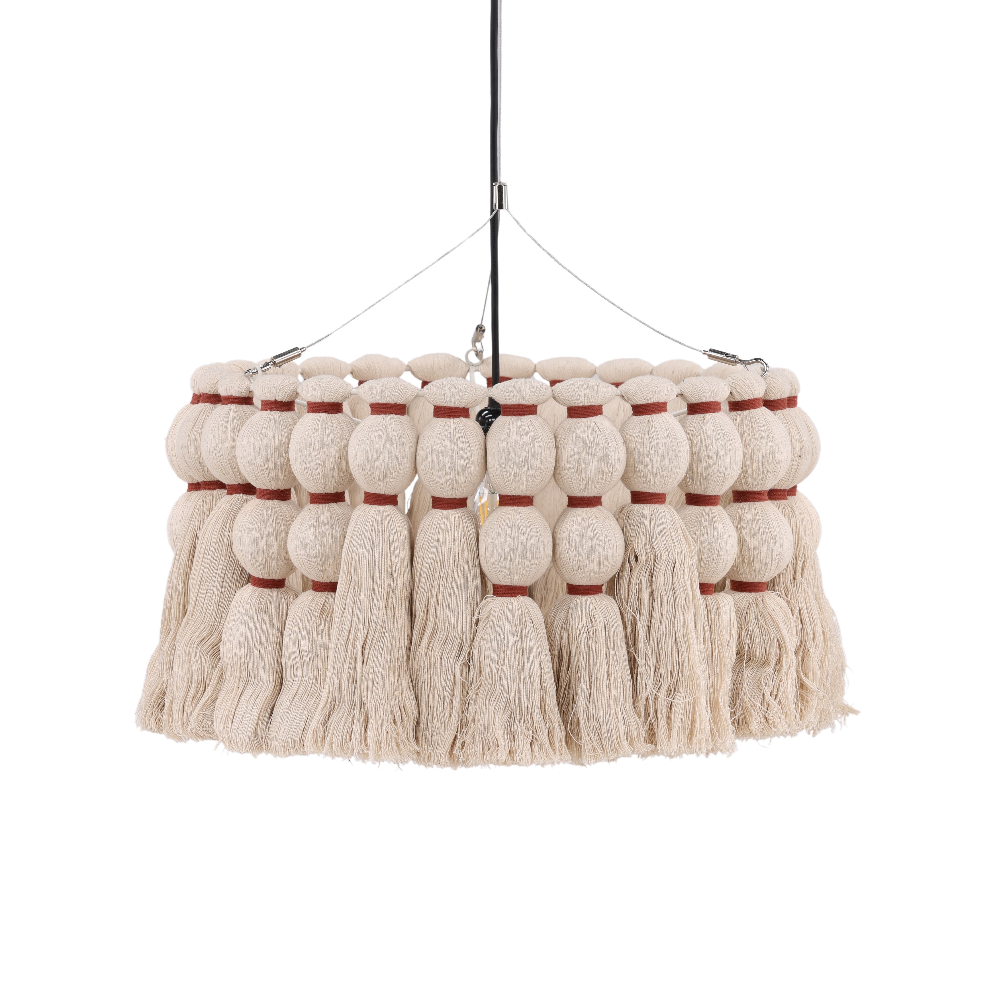 Dovetail Furniture Guerrero Pendant Light DOV82004-IVRY