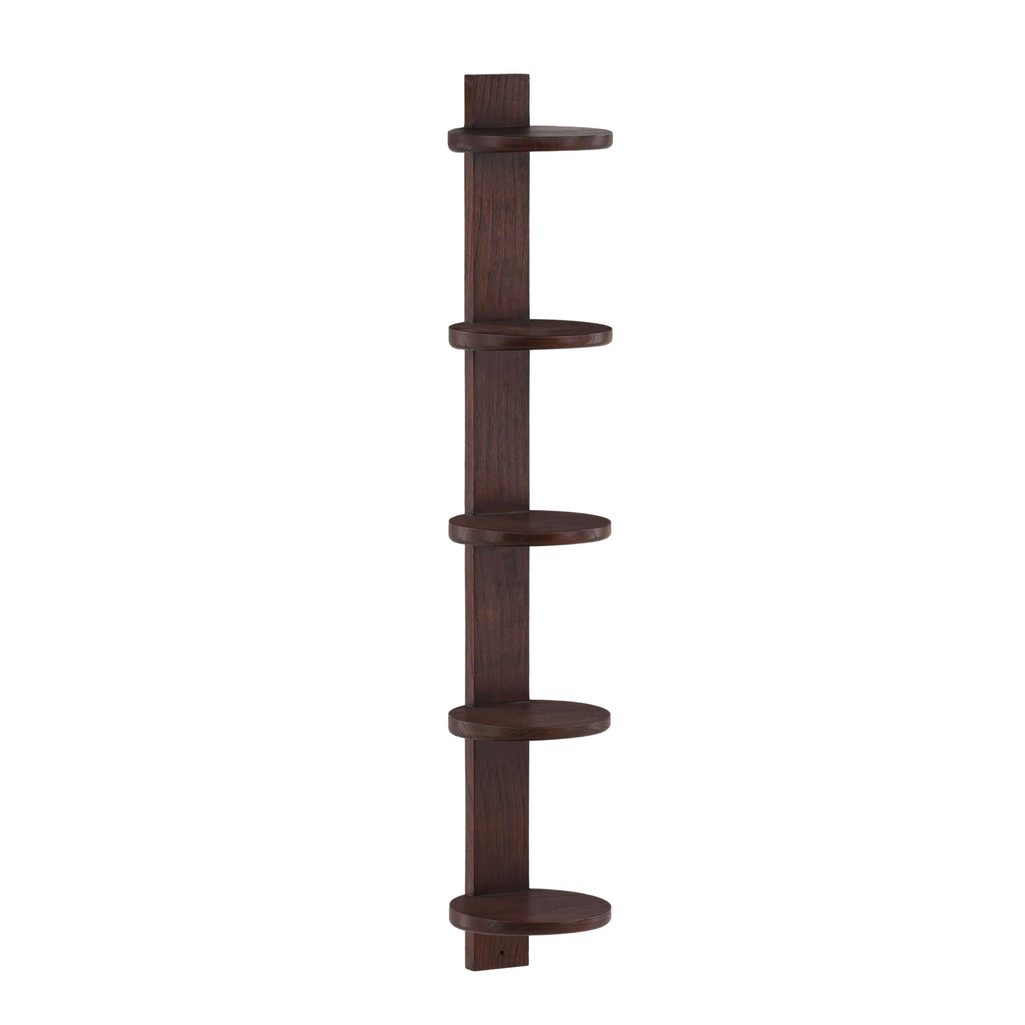 Dovetail Furniture Hadrian Bookcase DOV11510-BRWN