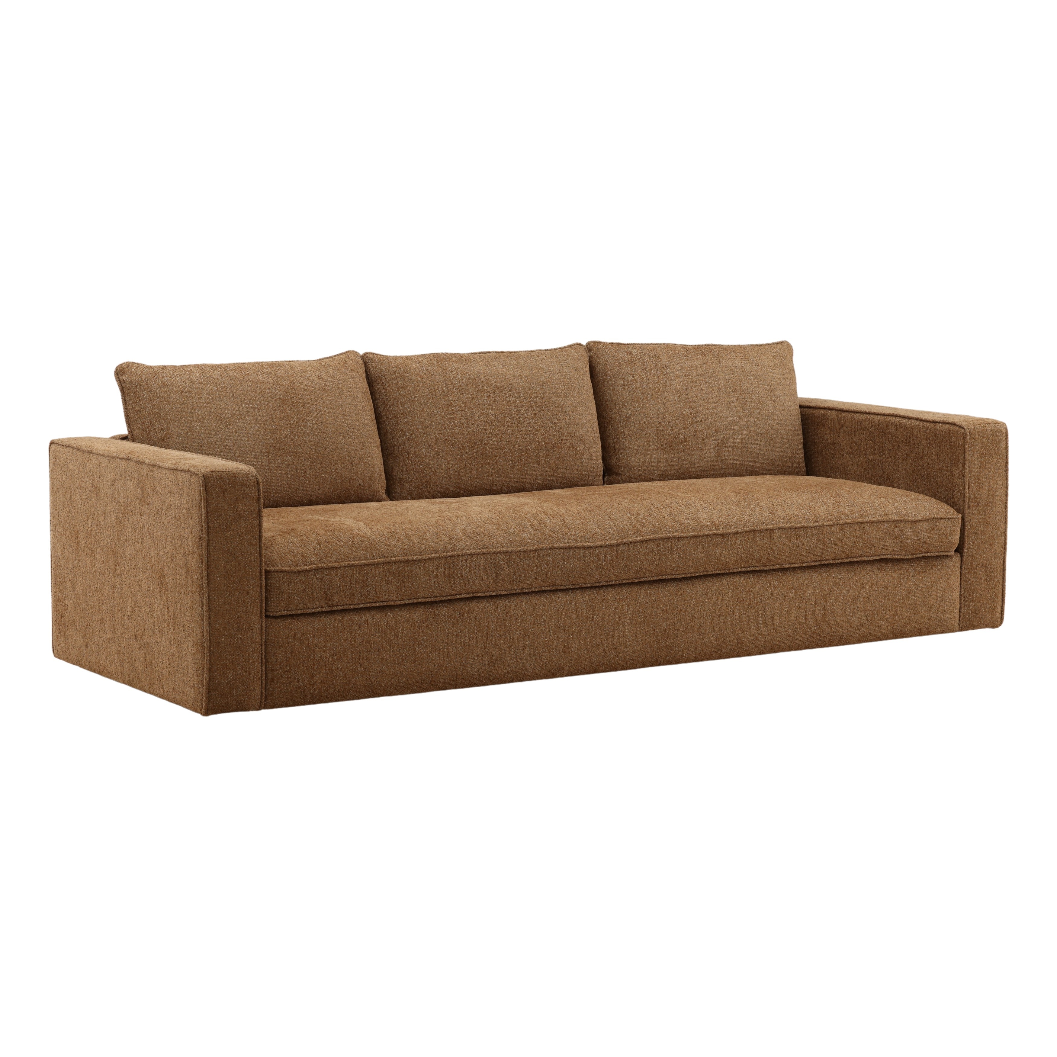Dovetail Furniture Halcott Sofa DOV86022-BRWN