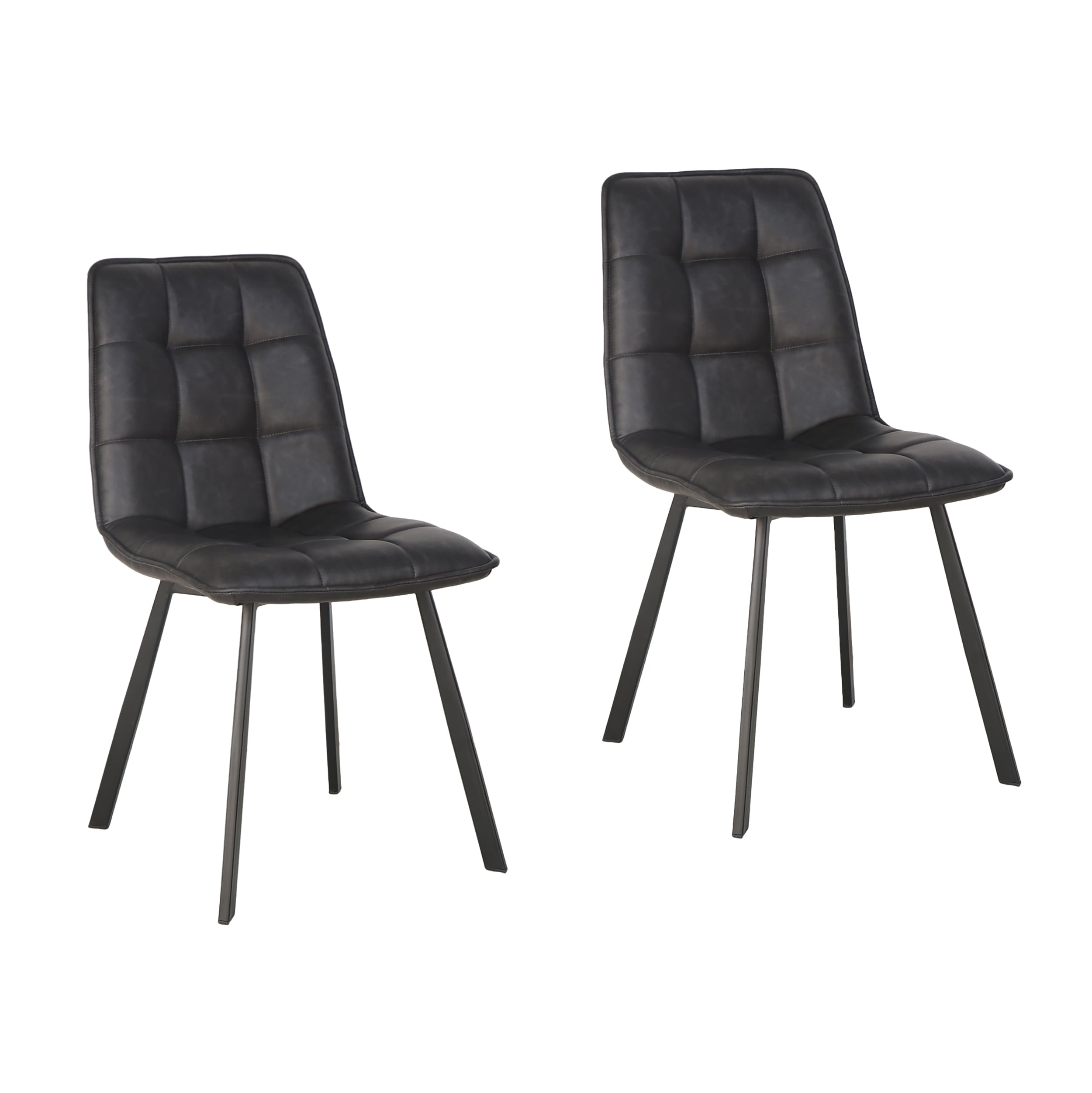 Dovetail Furniture Itzli Dining Chair Set of 2 DOV23025-CHAR