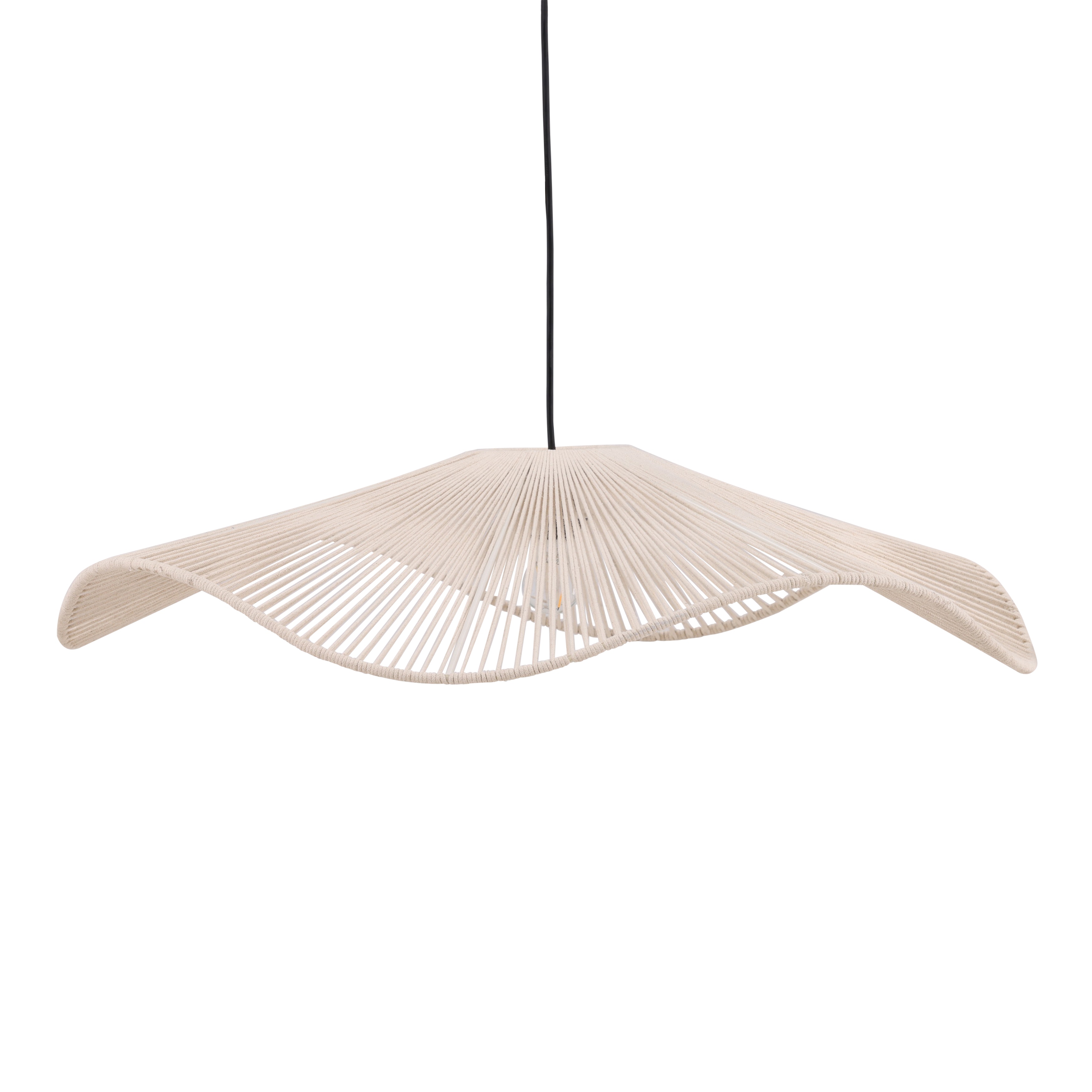 Dovetail Furniture Jackie Pendant Light DOV82007-CREM