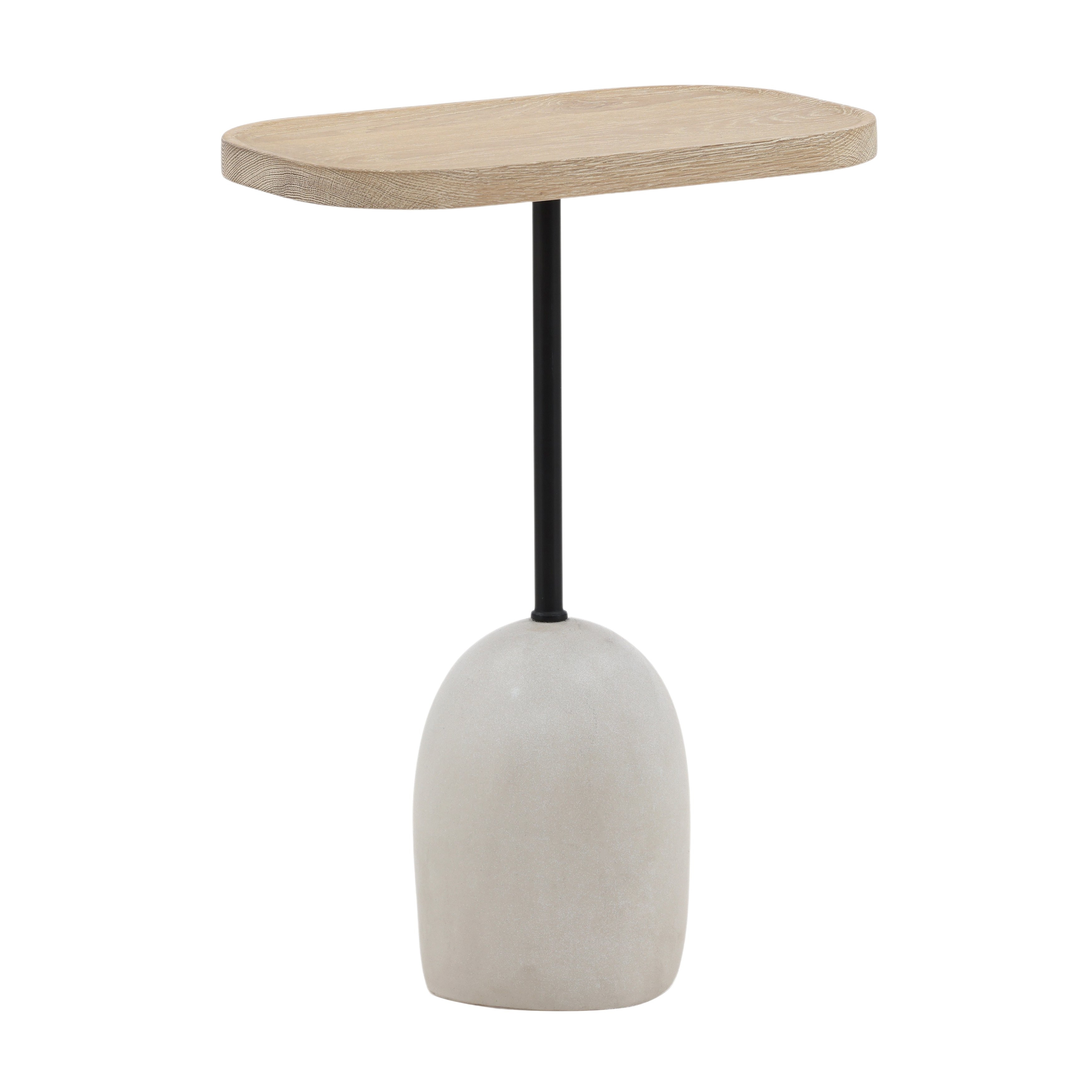 Dovetail Furniture Jaiden Side Table DOV10398-LTNT-LG