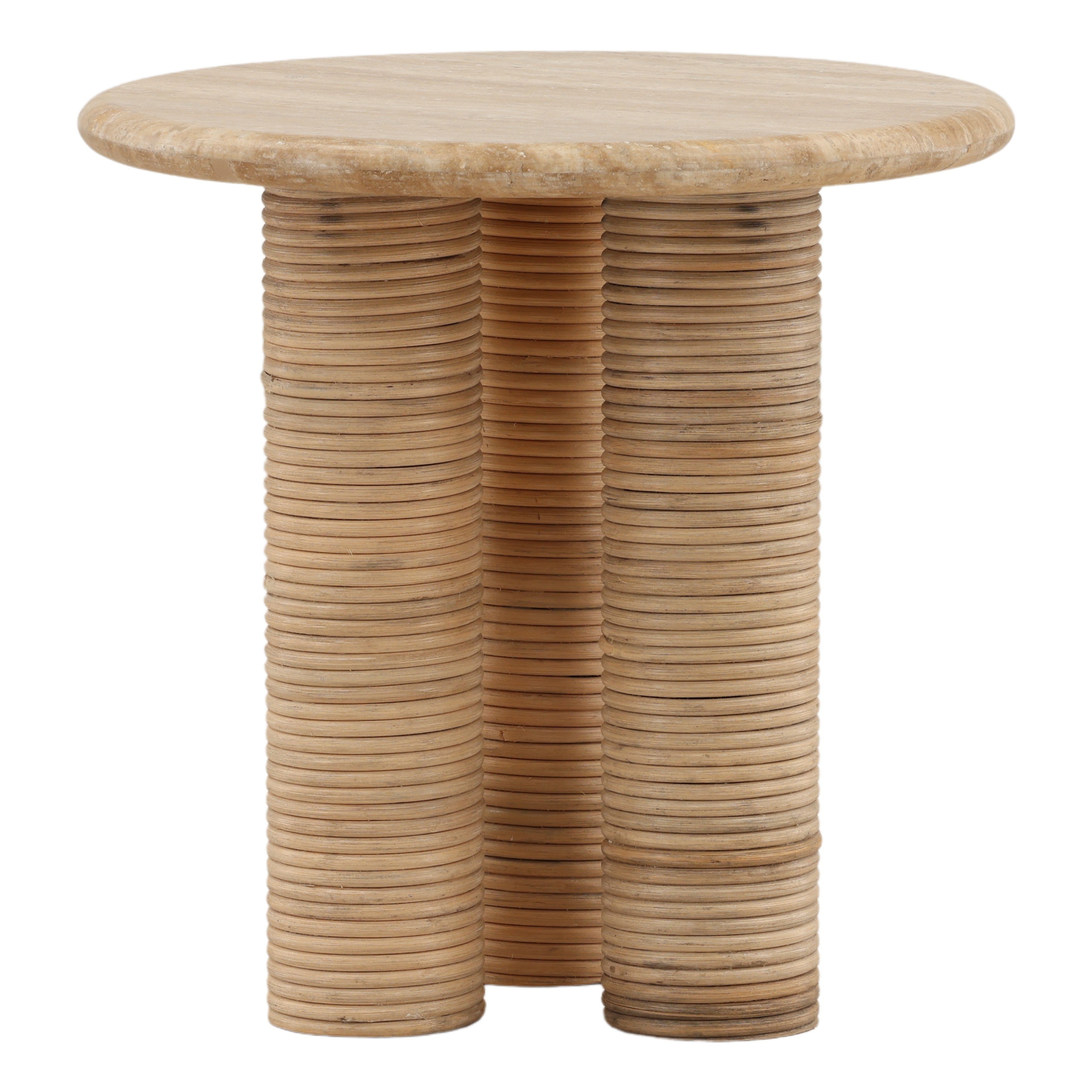 Dovetail Furniture Jensy Side Table DOV40123-NATL