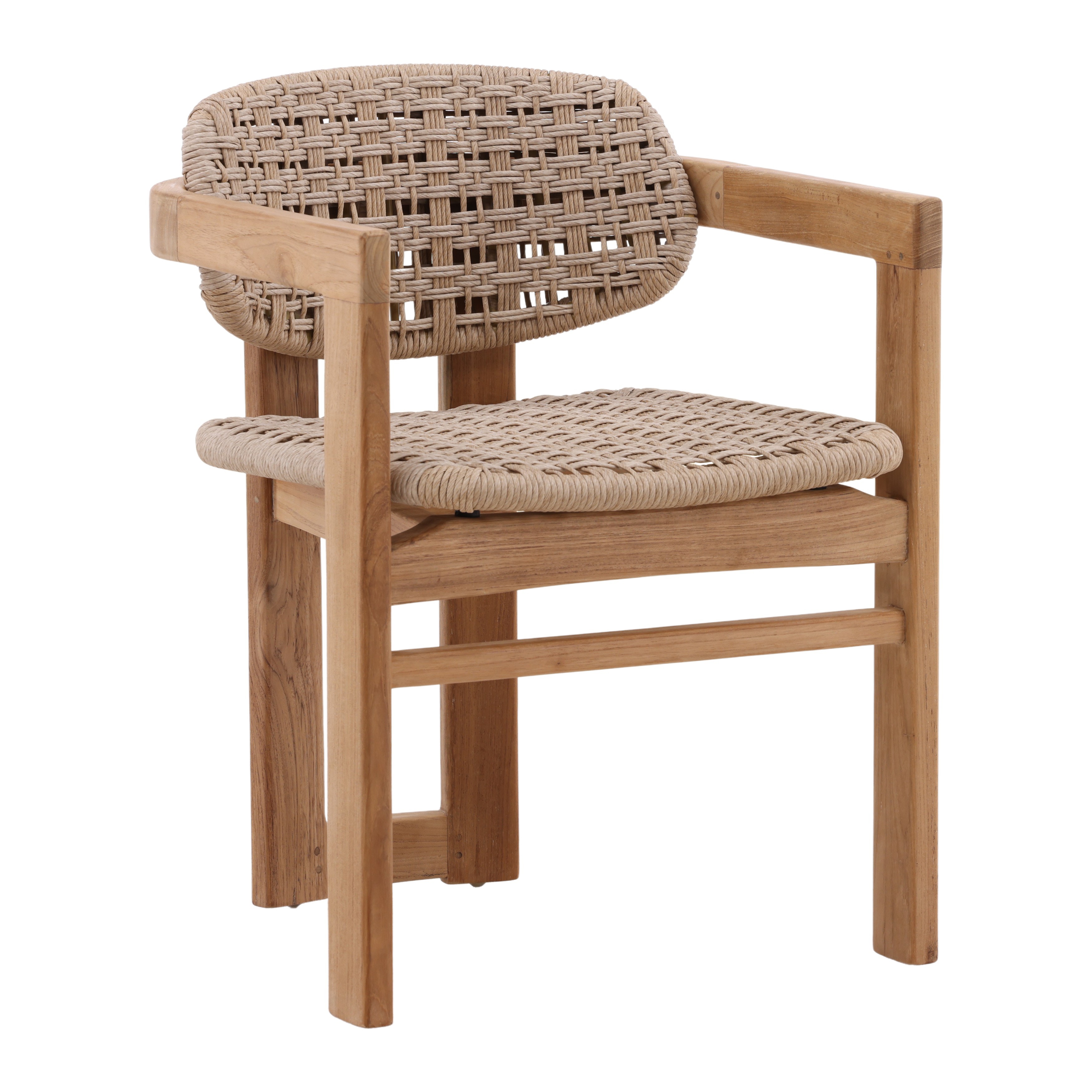 Dovetail Furniture Jovita Outdoor Dining Chair DOV10006-BEIG